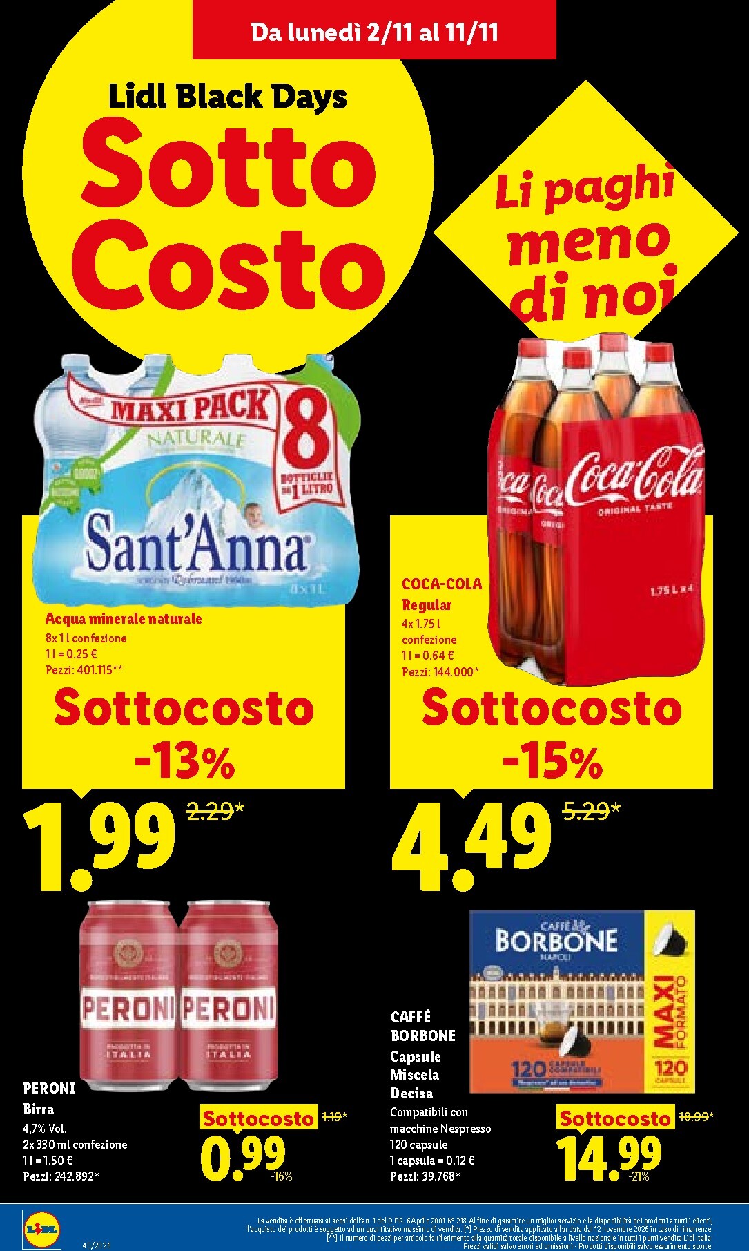 lidl - Volantino Lidl - Black Days per la prossima settimana dal lunedì 02/11/2026 al mercoledì 11/11/2026 - page: 4