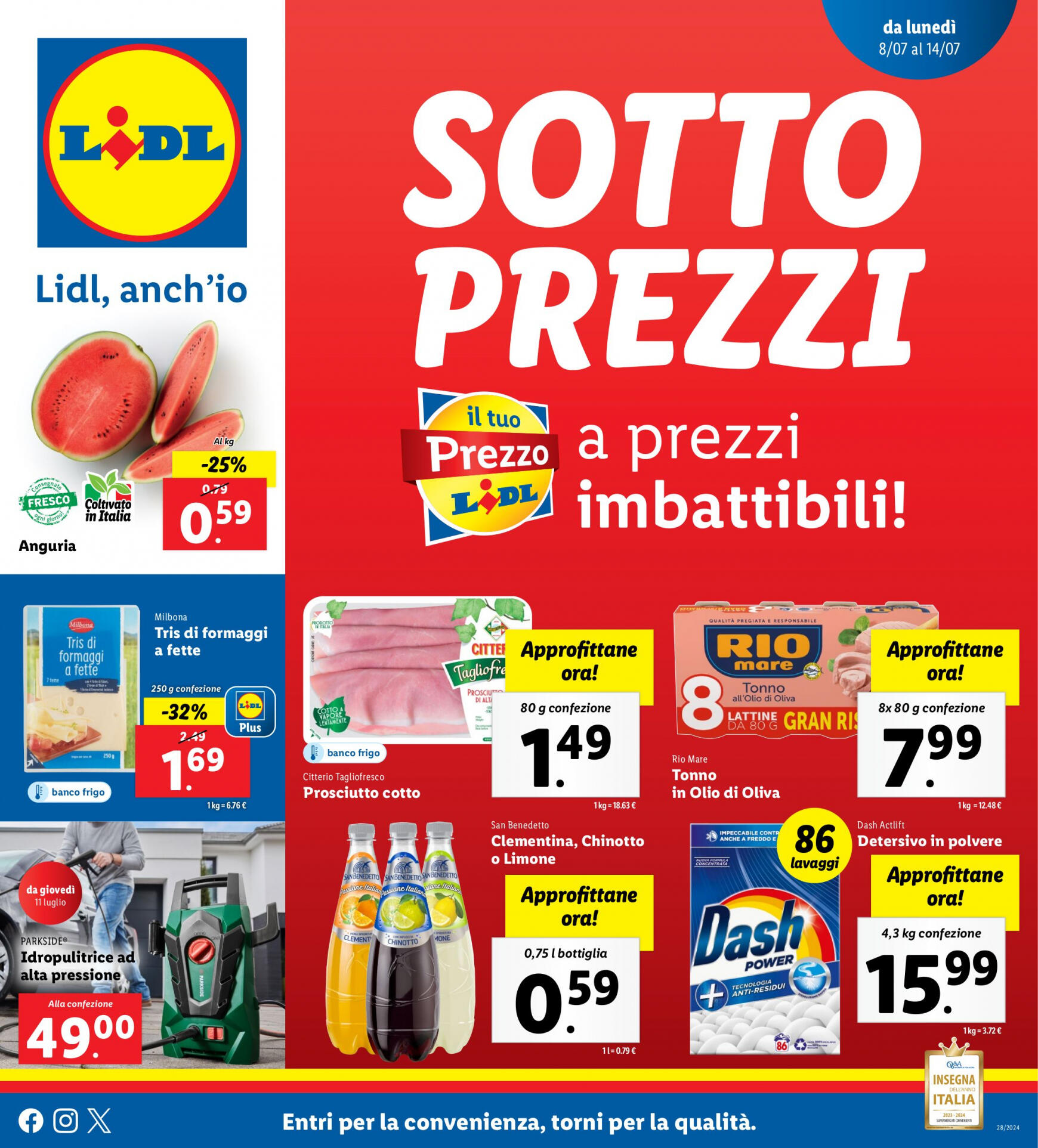 lidl - Nuovo volantino Lidl 08.07. - 14.07. - page: 1