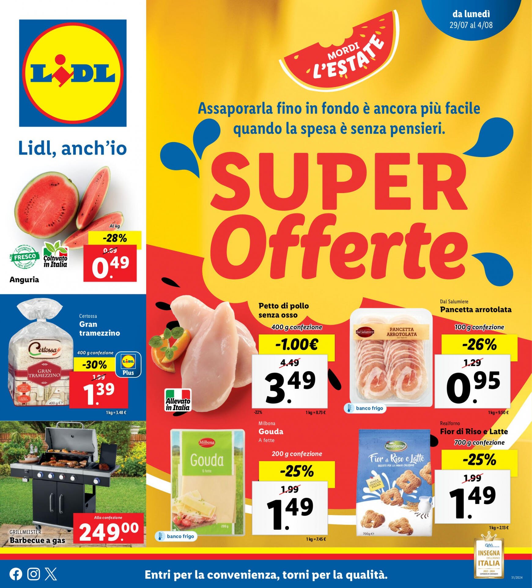 lidl - Nuovo volantino Lidl 29.07. - 04.08. - page: 1