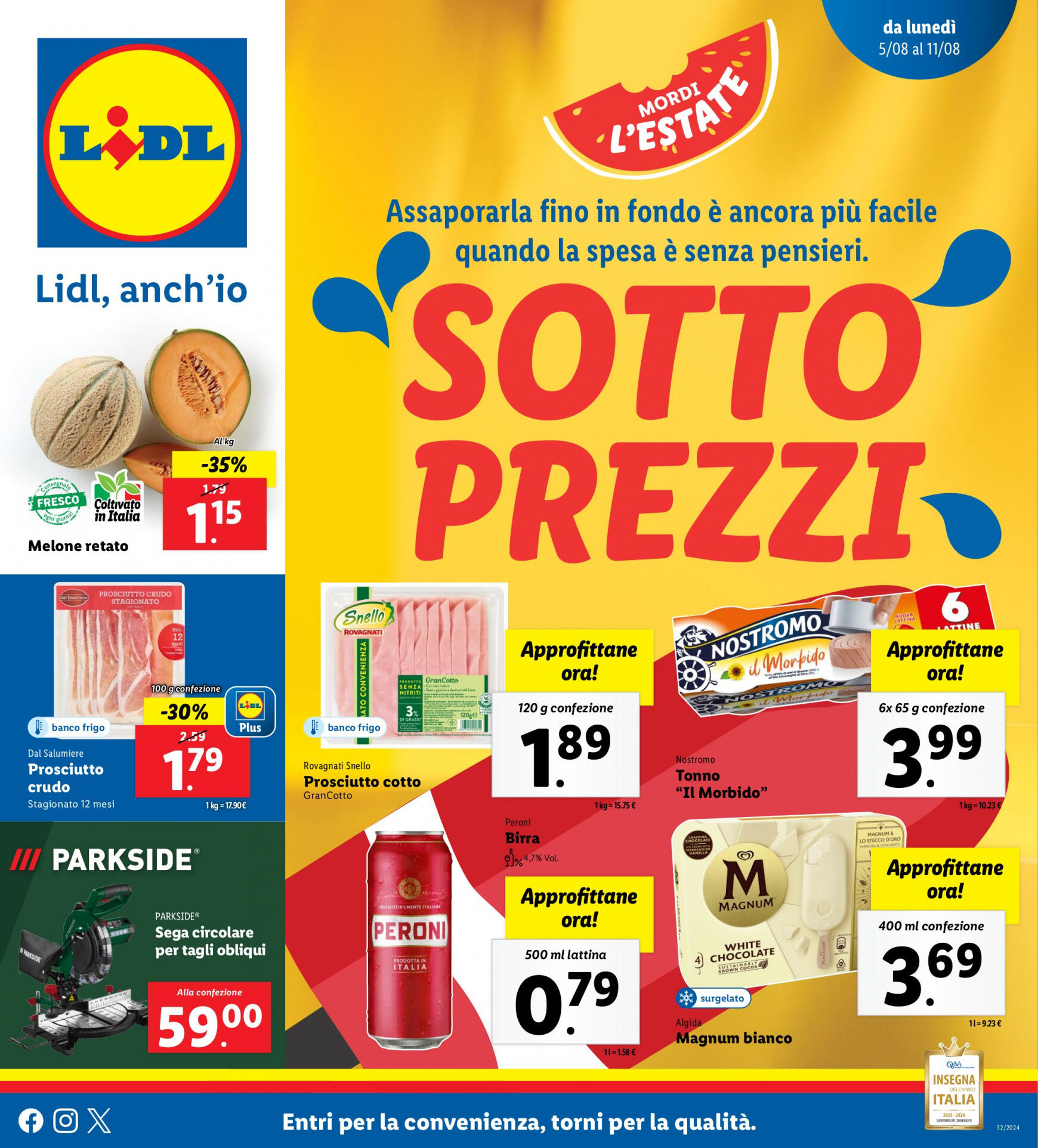 lidl - Nuovo volantino Lidl 05.08. - 11.08. - page: 1