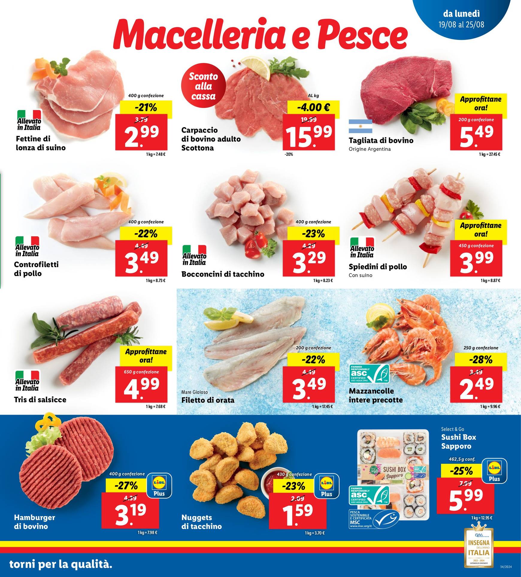 lidl - Nuovo volantino Lidl 19.08. - 25.08. - page: 7