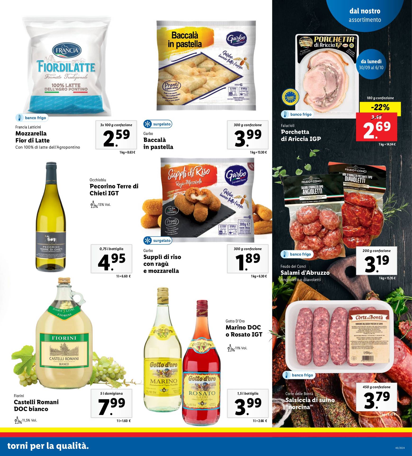 lidl - Nuovo volantino Lidl - Sapori del Centro Italia 30.09. - 06.10. - page: 3