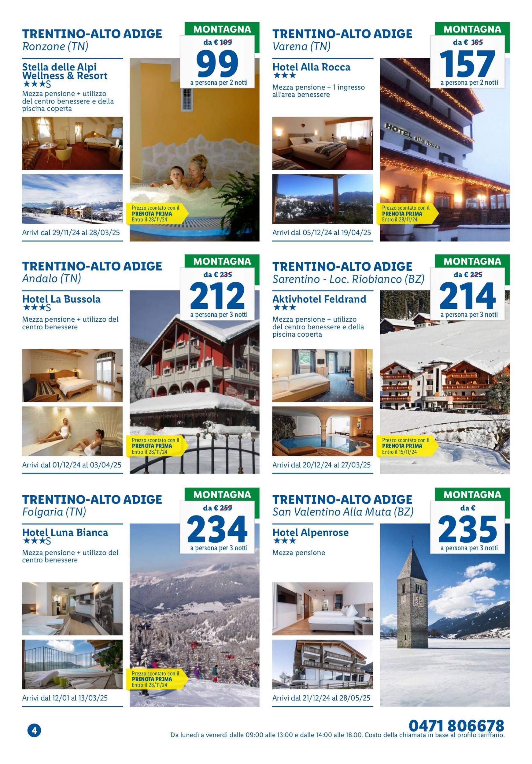 lidl - Volantino Lidl - Viaggi valido dal 01.11. al 31.12. - page: 4