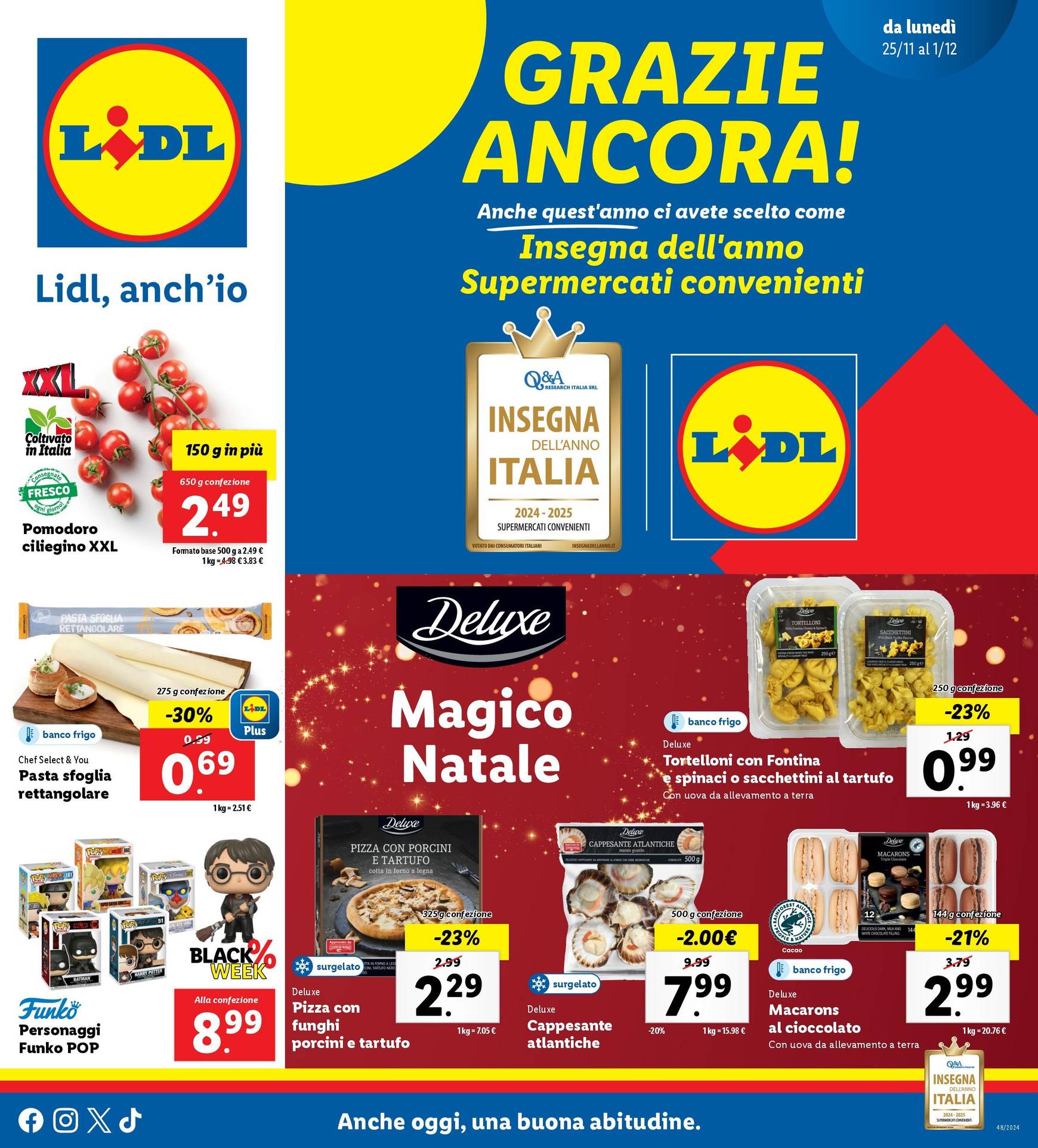 lidl - Volantino Lidl valido dal 25/11 al 01/12