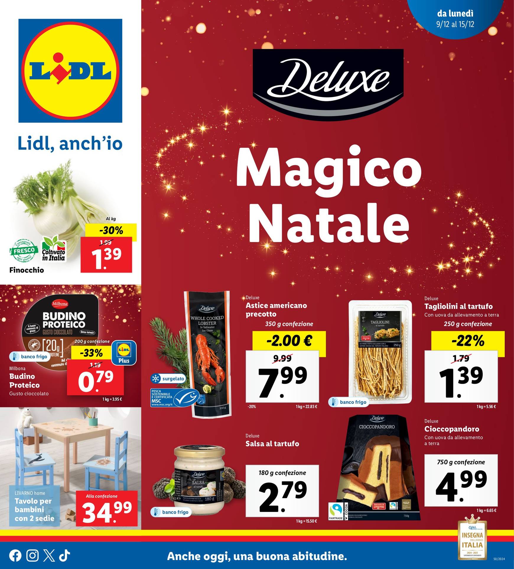 lidl - Volantino Lidl valido dal 09/12 al 15/12