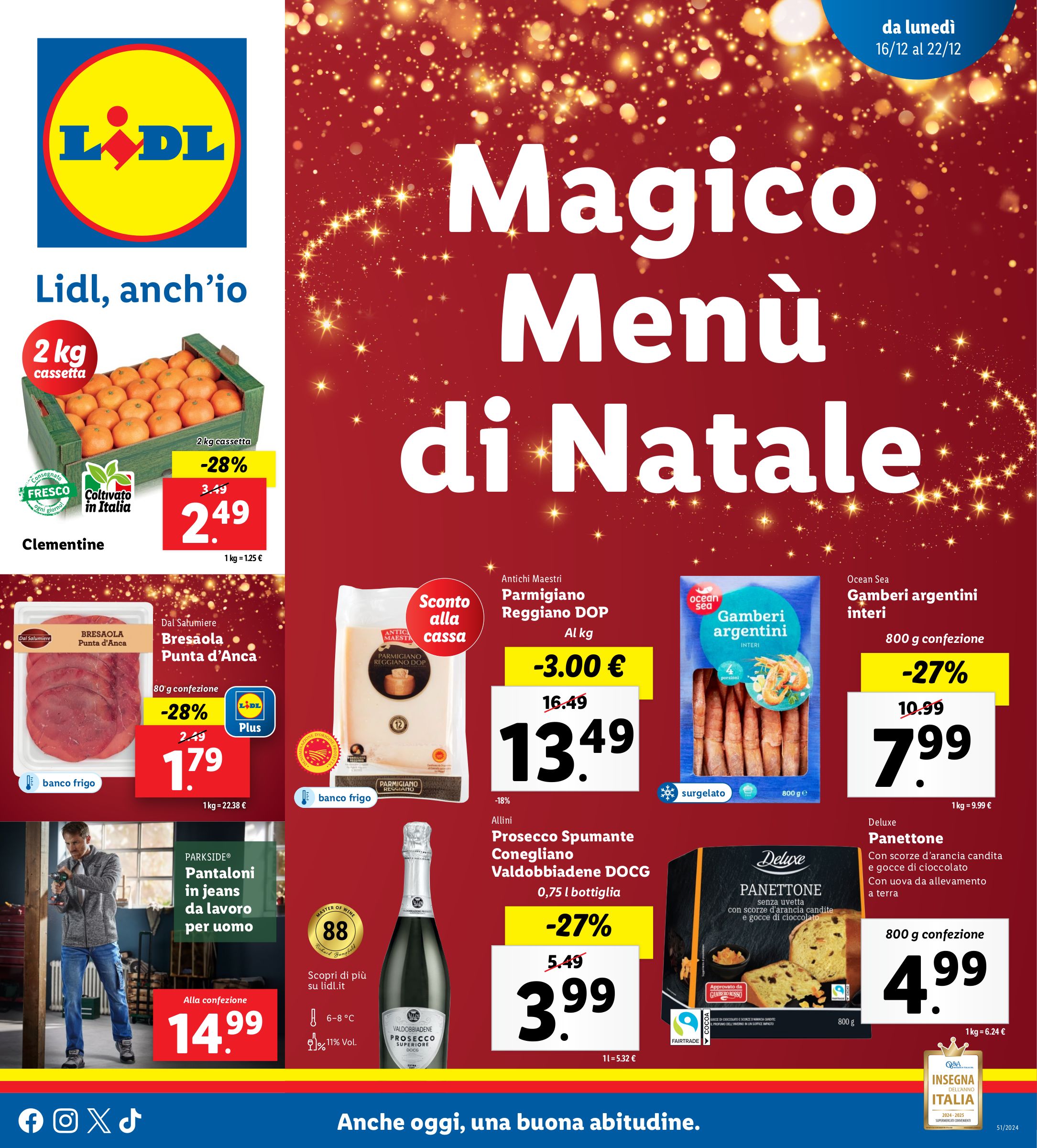 lidl - Volantino Lidl valido dal 16/12 al 22/12