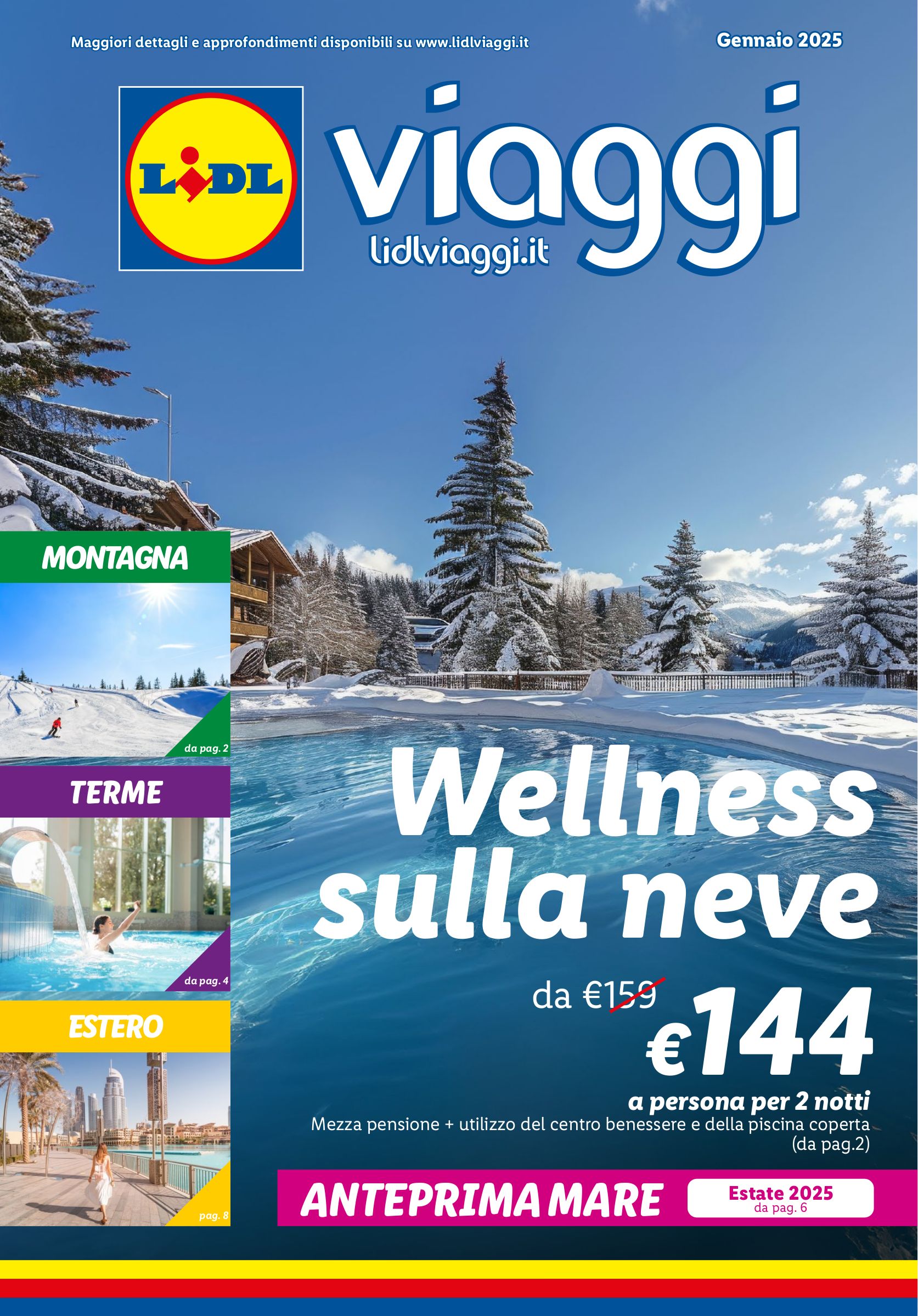 lidl - Volantino Lidl - Viaggi valido dal 01/01 al 31/01