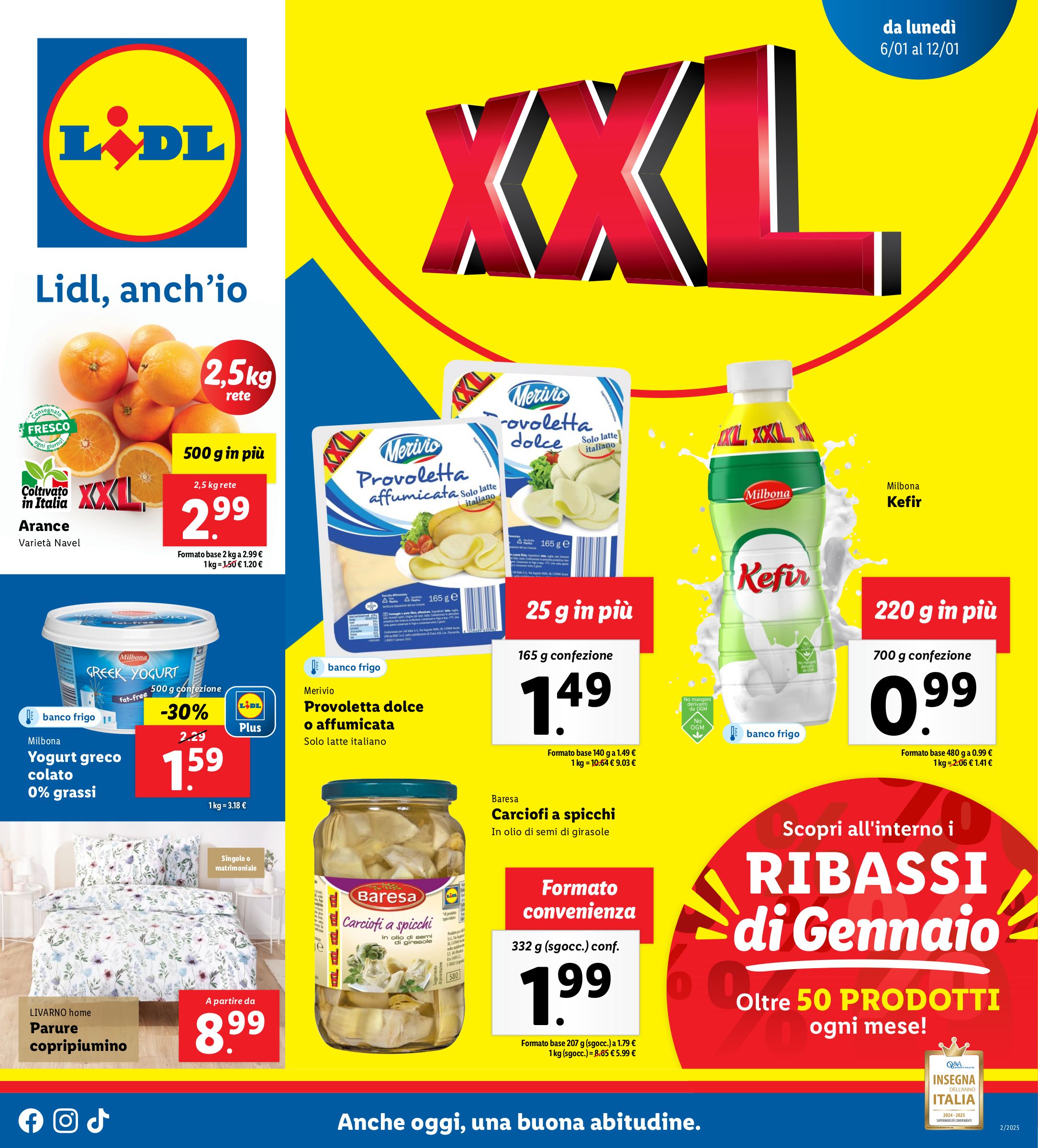 lidl - Volantino Lidl valido dal 06/01 al 12/01