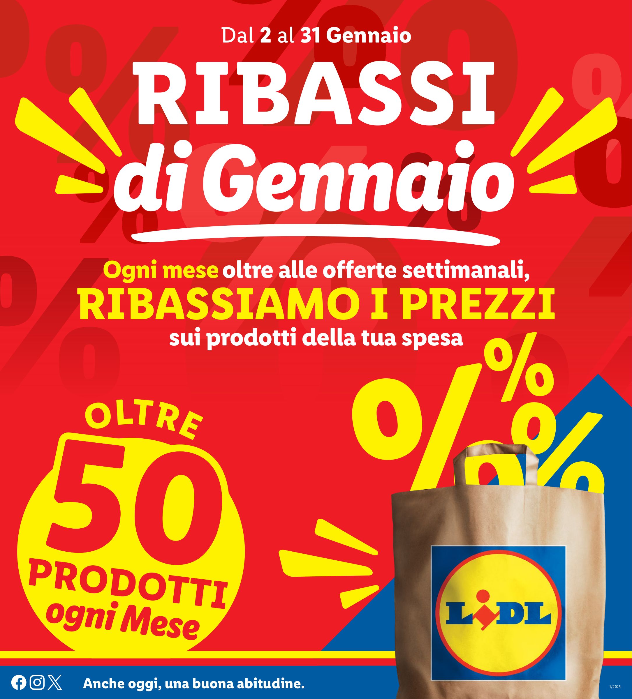 lidl - Volantino Lidl valido dal 02/01 al 31/01