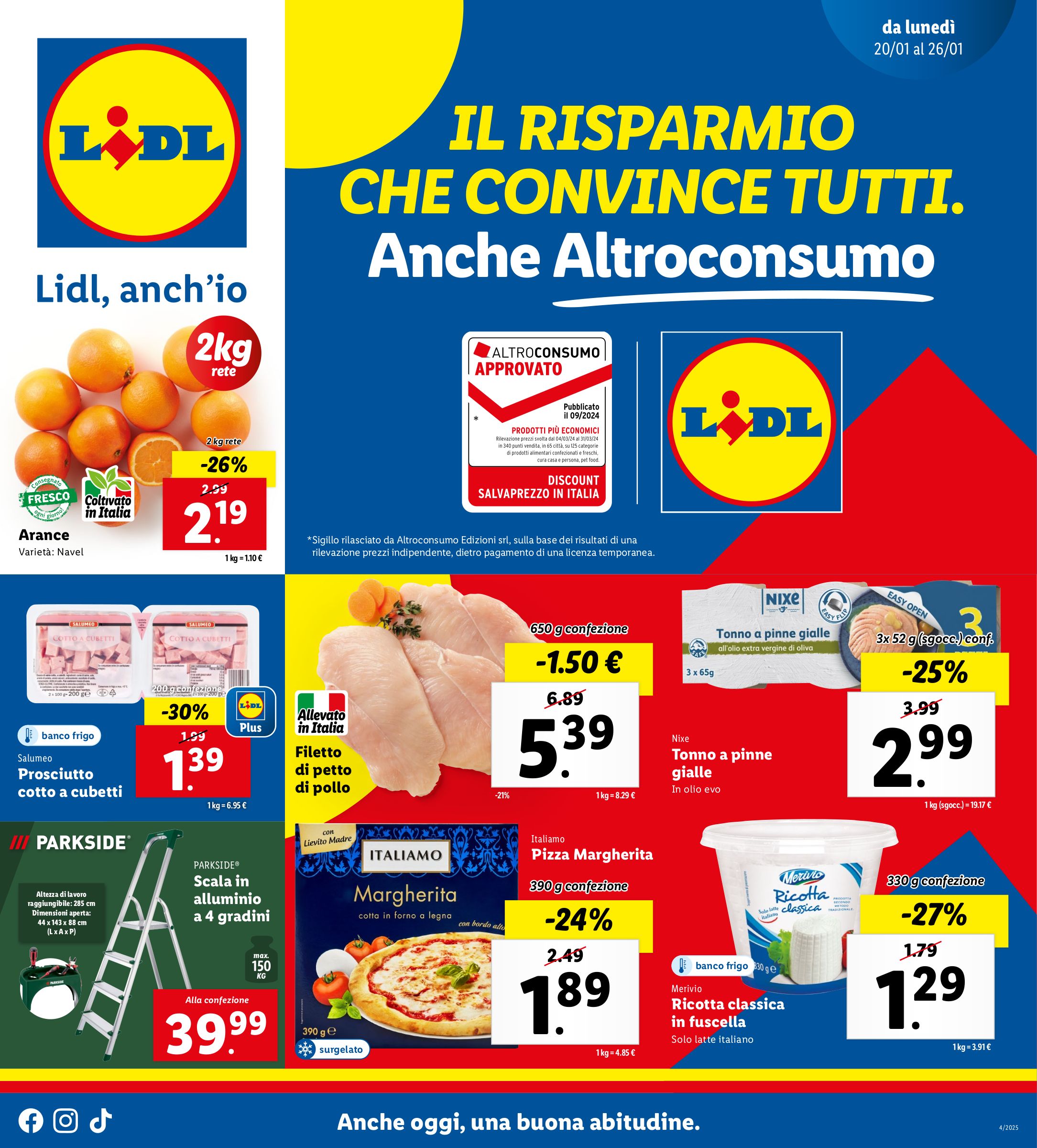 lidl - Volantino Lidl valido dal 20/01 al 26/01