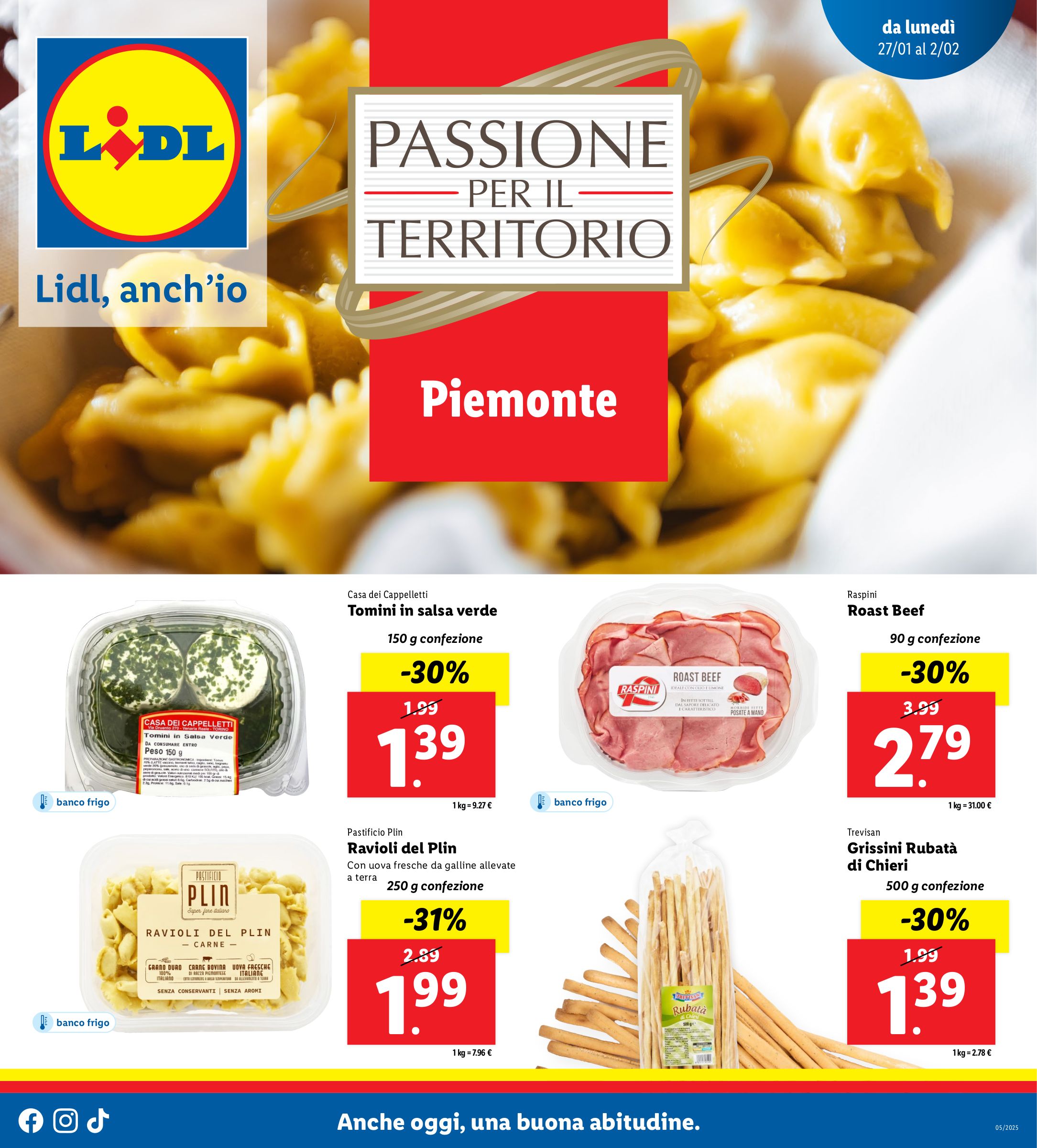 lidl - Volantino Lidl - Piemonte valido dal 27/01 al 02/02