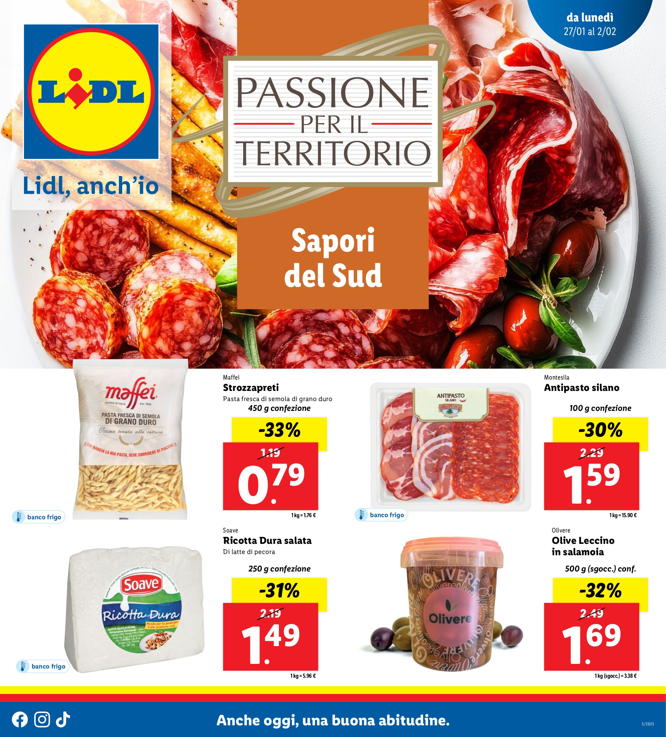 lidl - Volantino Lidl - Sapori del Sud valido dal 27/01 al 02/02