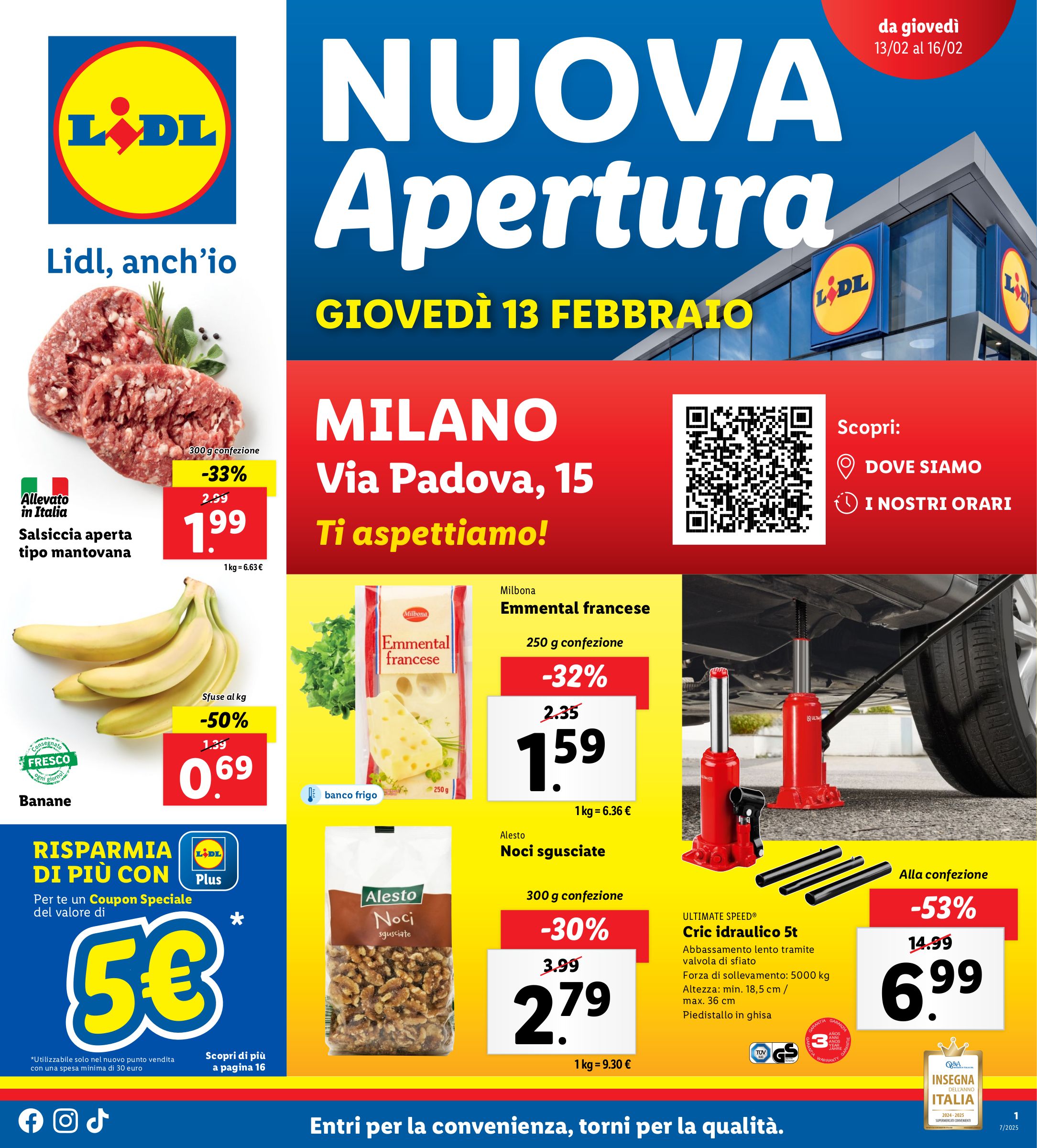 lidl - Volantino Lidl - Milano valido dal 13/02 al 16/02 - page: 1