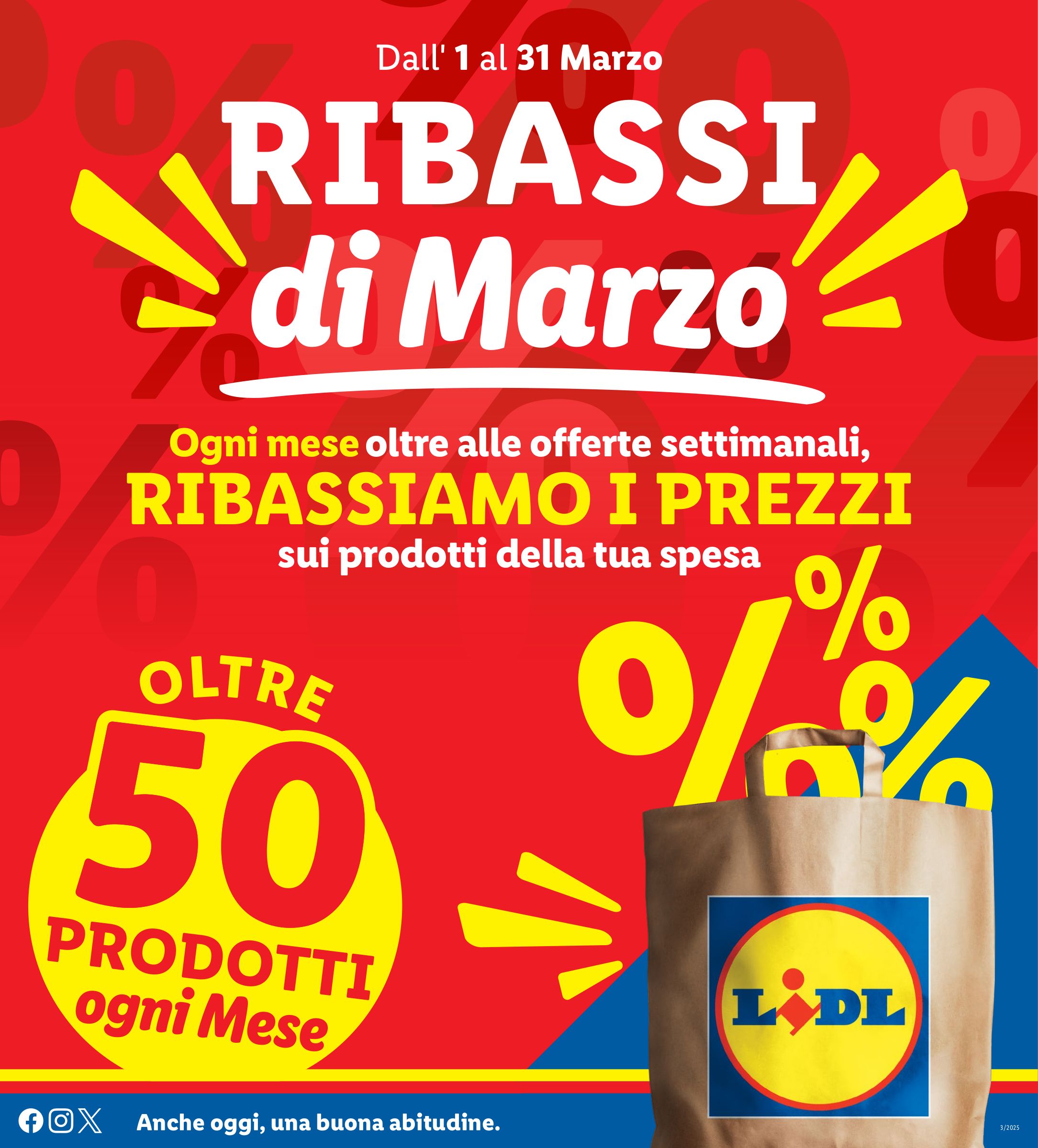 lidl - Volantino Lidl - Ribassi del mese valido dal 01/03 al 31/03