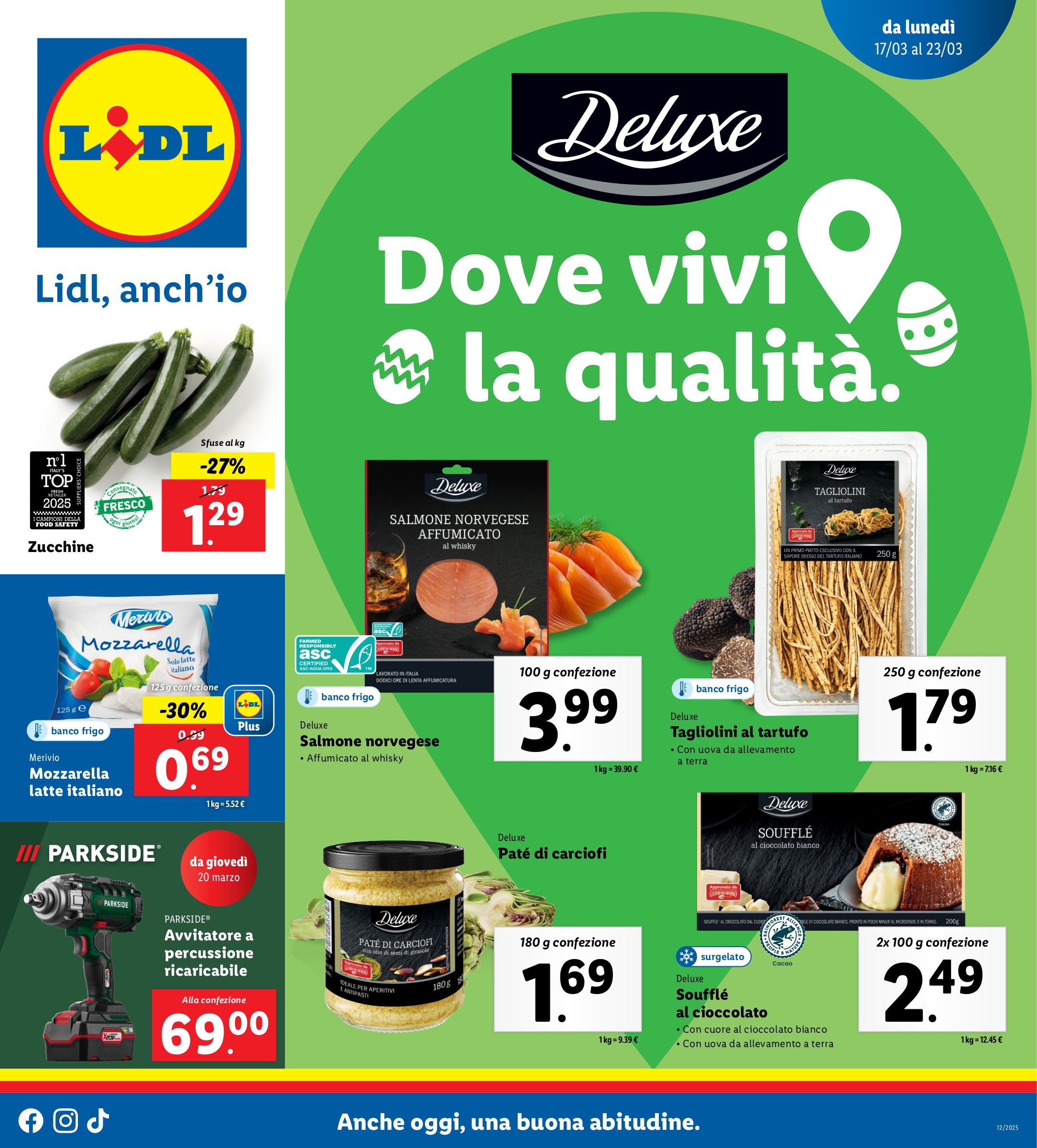 lidl - Volantino Lidl valido dal 17/03 al 23/03 - page: 1