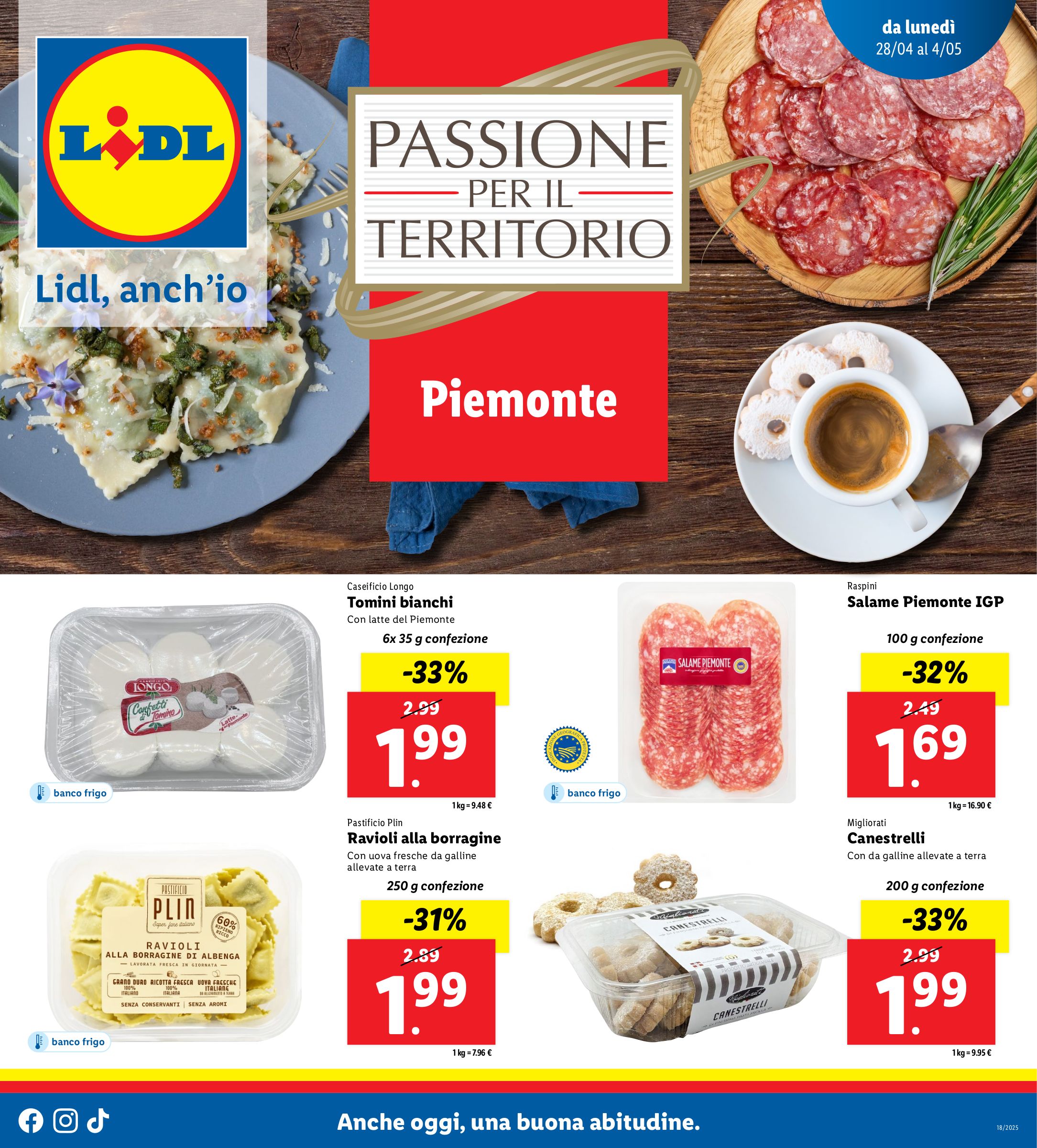 lidl - Volantino Lidl - Piemonte valido dal 28/04 al 04/05