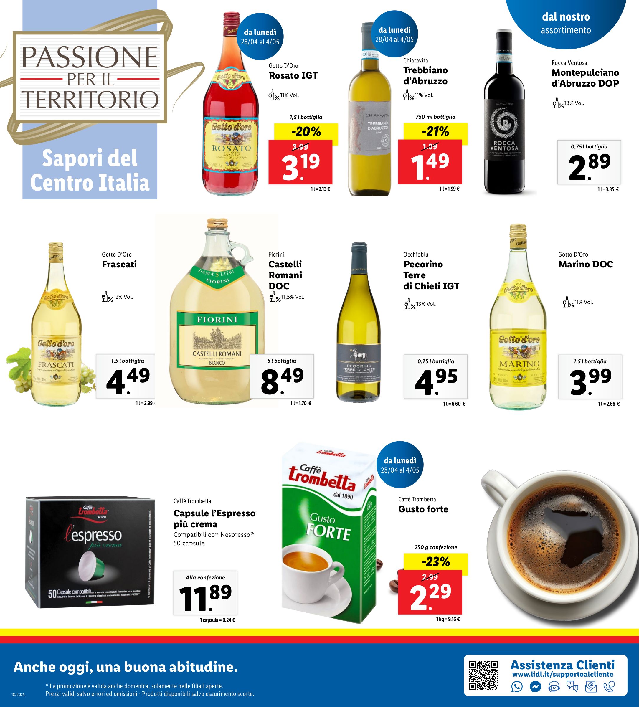 lidl - Volantino Lidl - Sapori del Centro Italia valido dal 28/04 al 04/05 - page: 4