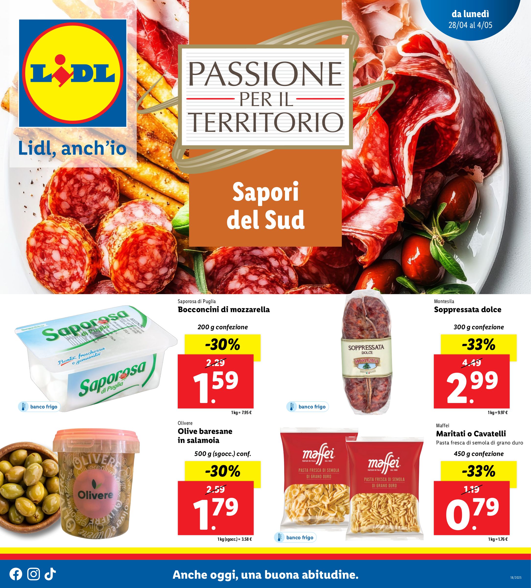 lidl - Volantino Lidl - Sapori del Sud valido dal 28/04 al 04/05