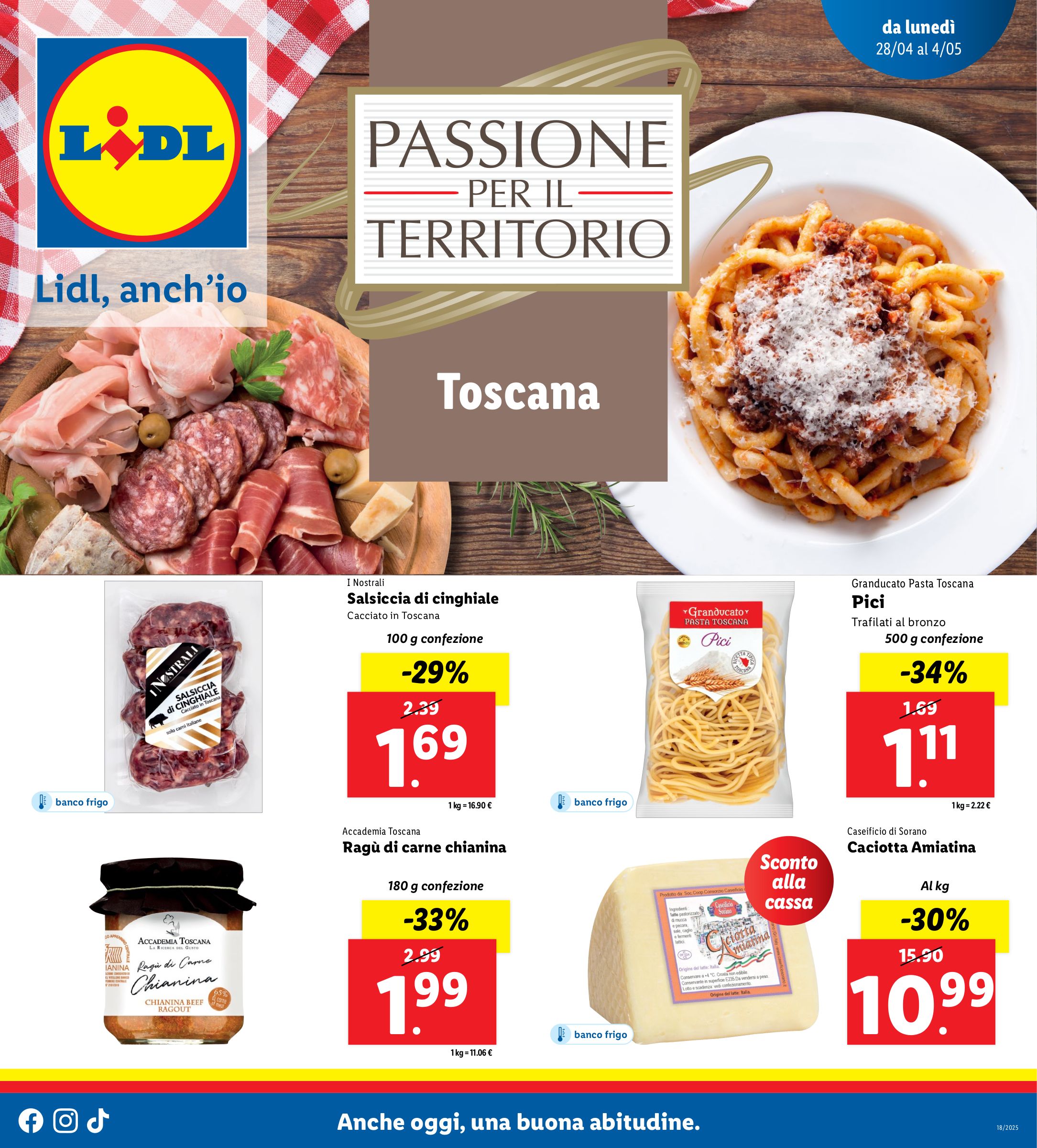 lidl - Volantino Lidl - Toscana valido dal 28/04 al 04/05