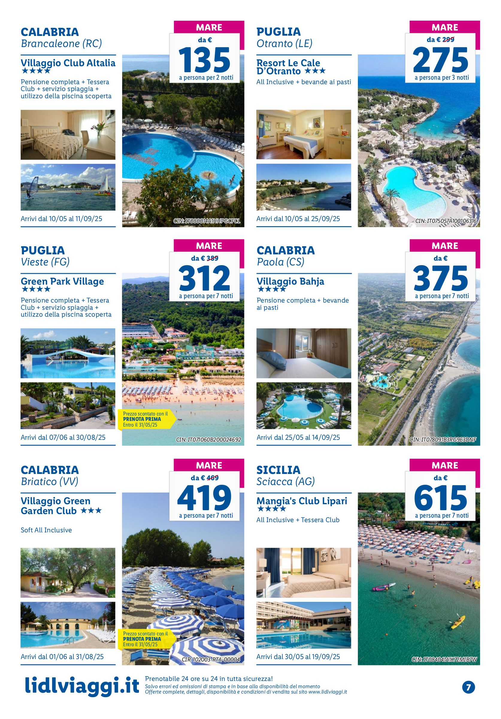 lidl - Volantino Lidl - I viaggi del mese valido dal 01/05 al 31/05 - page: 7