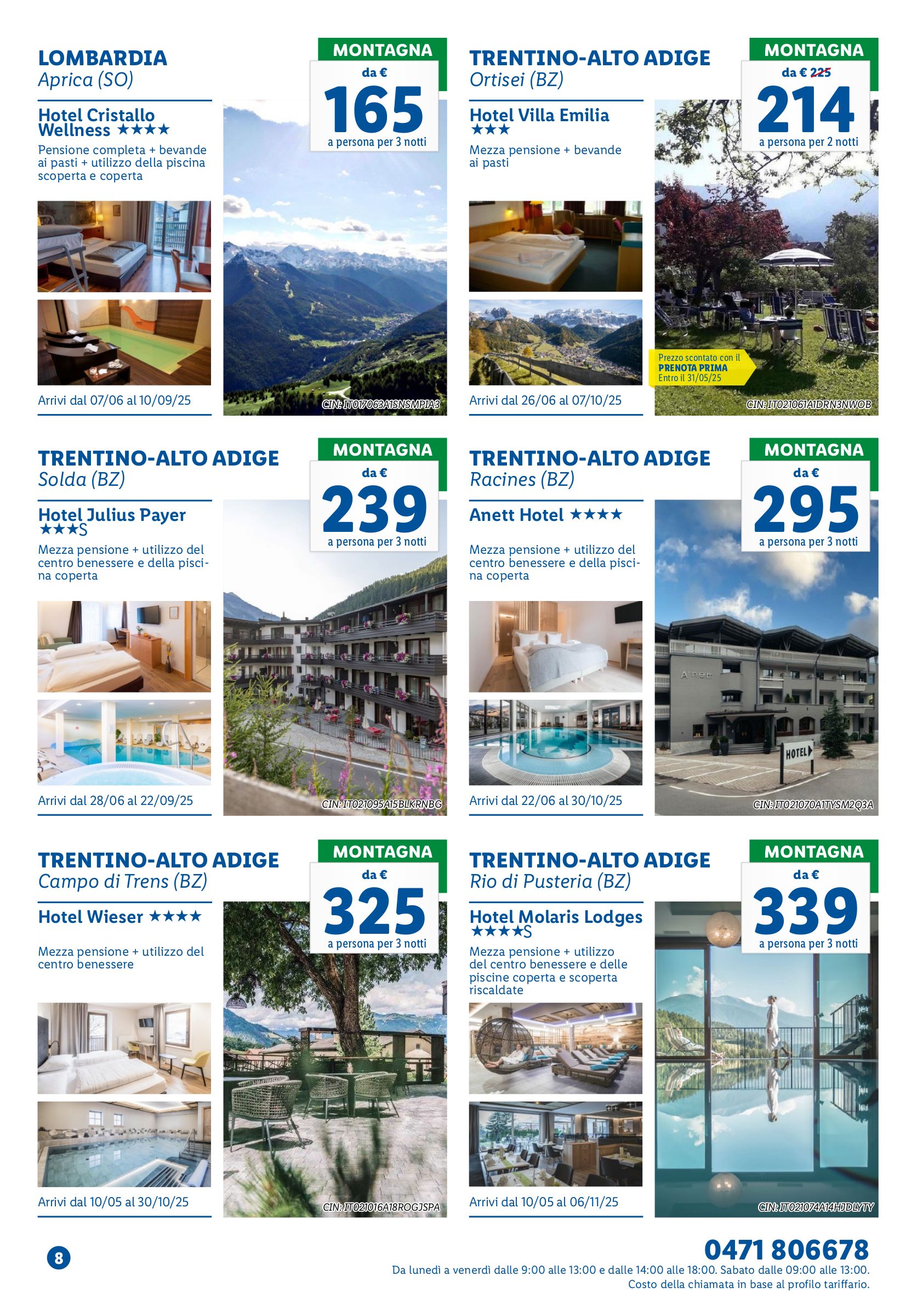 lidl - Volantino Lidl - I viaggi del mese valido dal 01/05 al 31/05 - page: 8