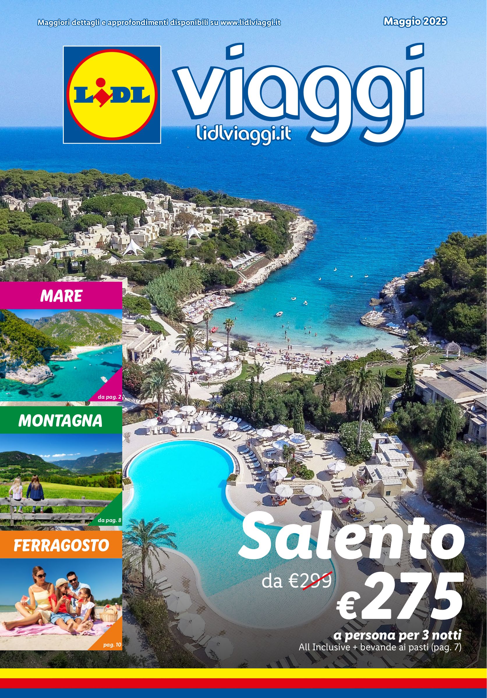 lidl - Volantino Lidl - I viaggi del mese valido dal 01/05 al 31/05