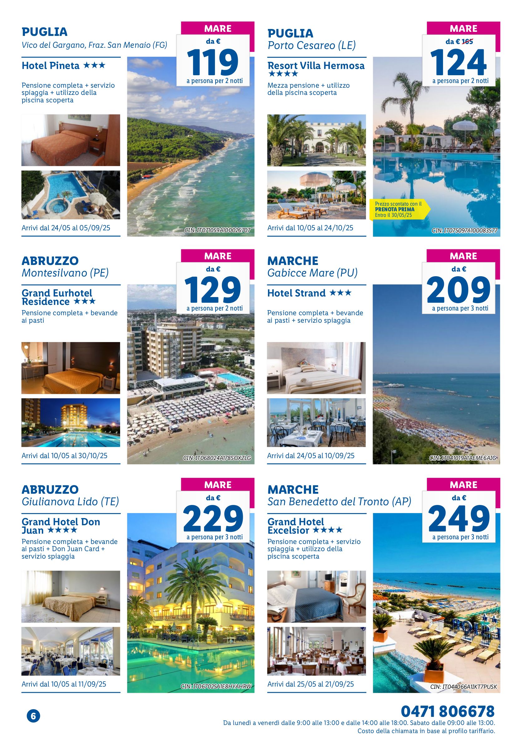 lidl - Volantino Lidl - I viaggi del mese valido dal 01/05 al 31/05 - page: 6