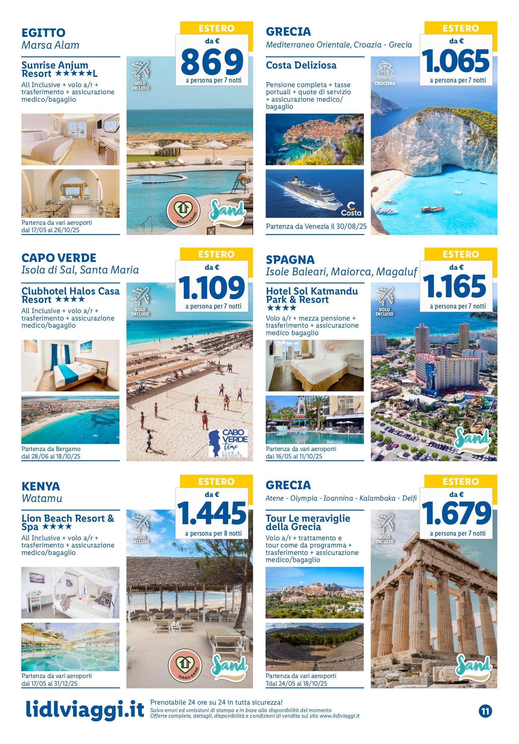 lidl - Volantino Lidl - I viaggi del mese valido dal 01/05 al 31/05 - page: 11