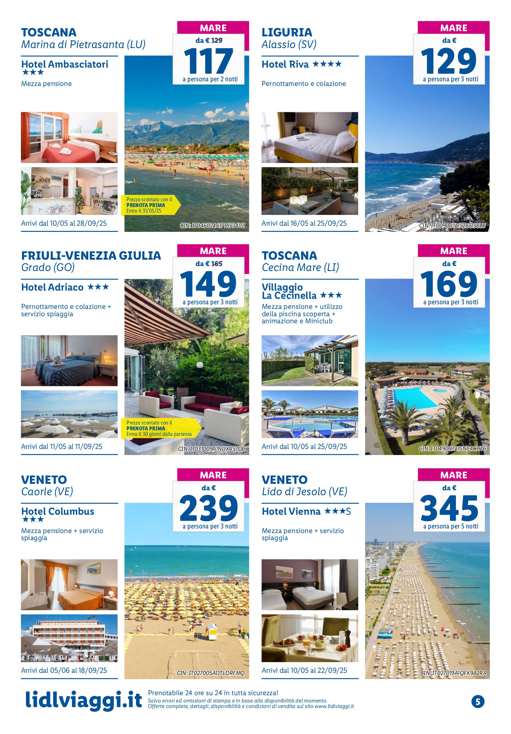 lidl - Volantino Lidl - I viaggi del mese valido dal 01/05 al 31/05 - page: 5