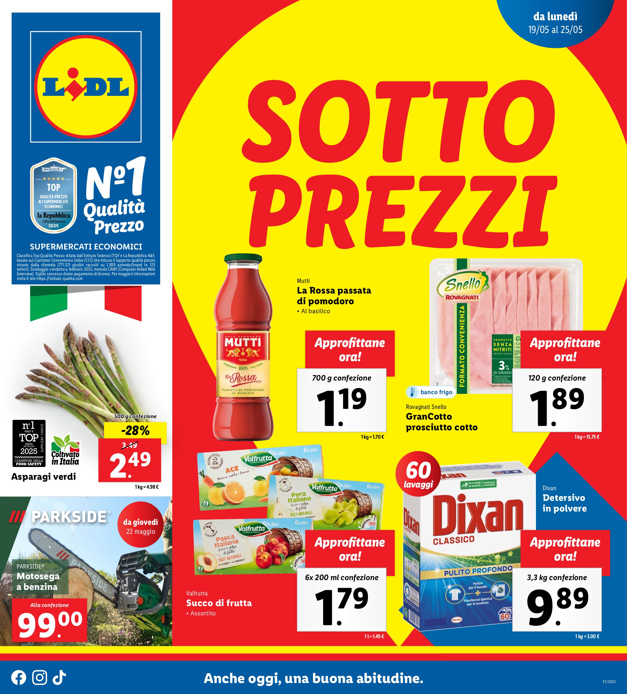 lidl - Volantino Lidl valido dal 19/05 al 25/05