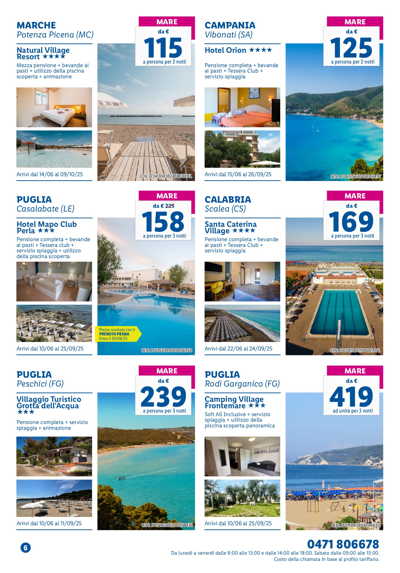 lidl - Volantino Lidl - Viaggi valido dal 01/06 al 30/06 - page: 6