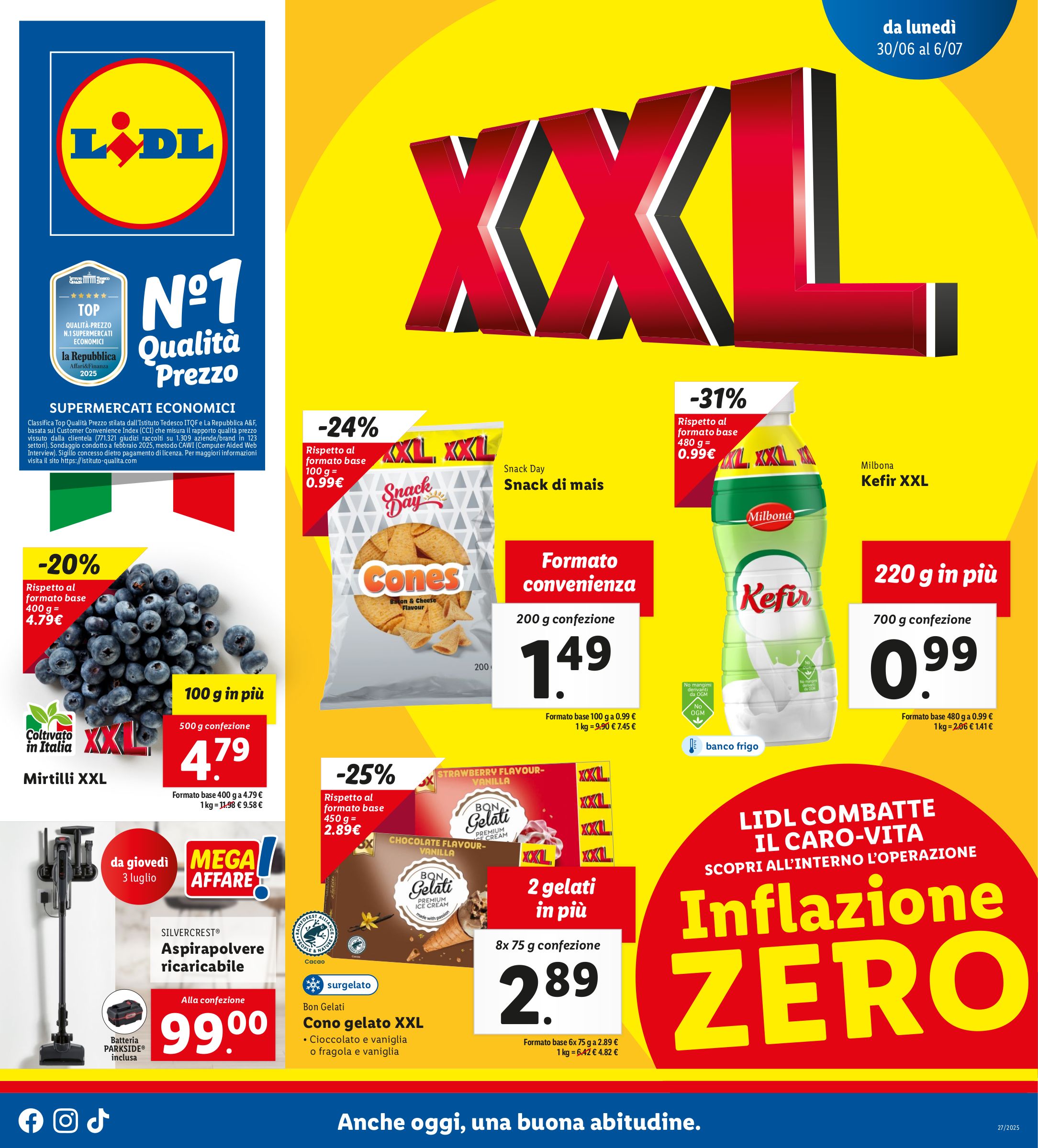 lidl - Volantino Lidl valido dal 30/06 al 06/07
