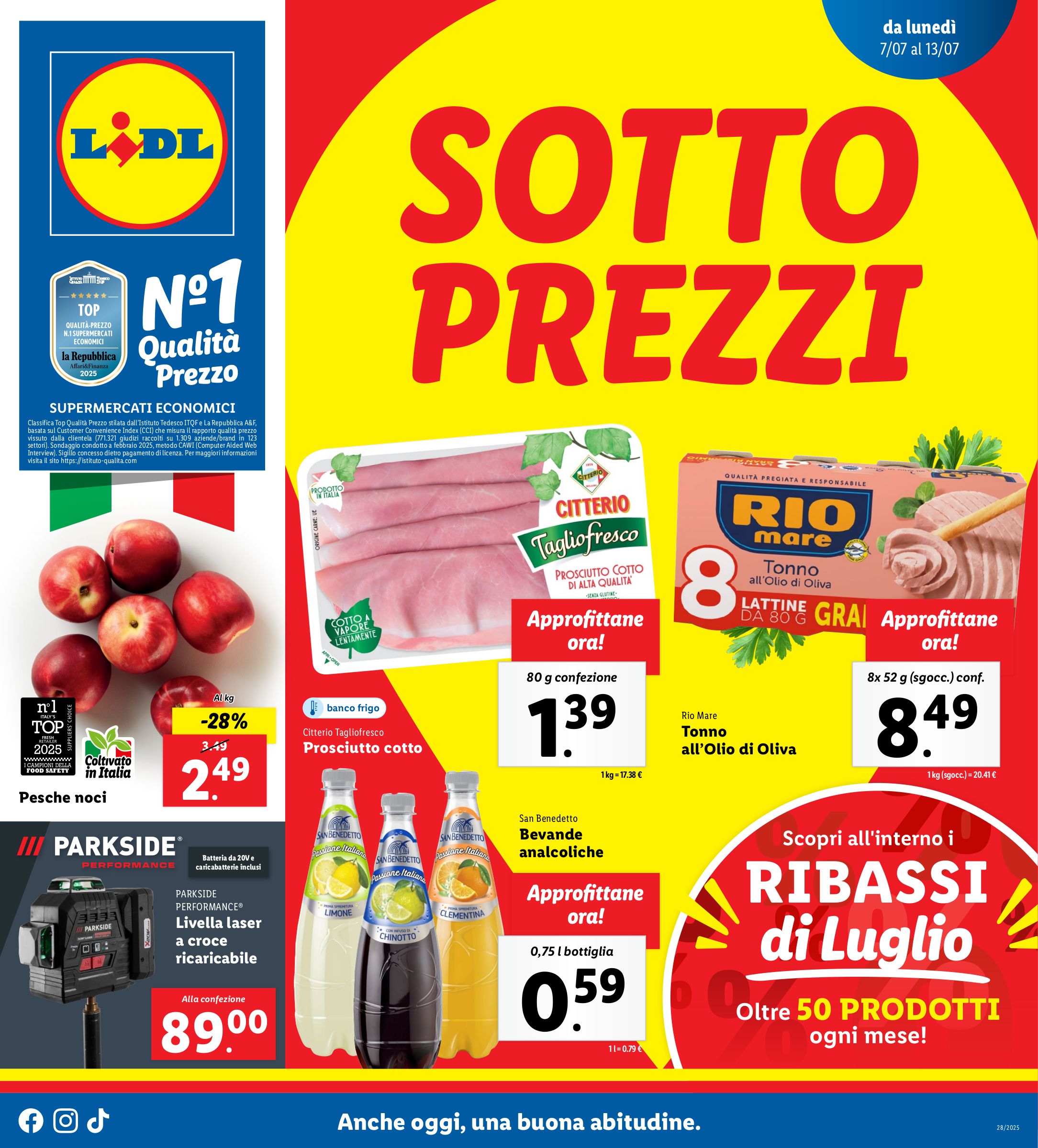 lidl - Volantino Lidl valido dal 07/07 al 13/07