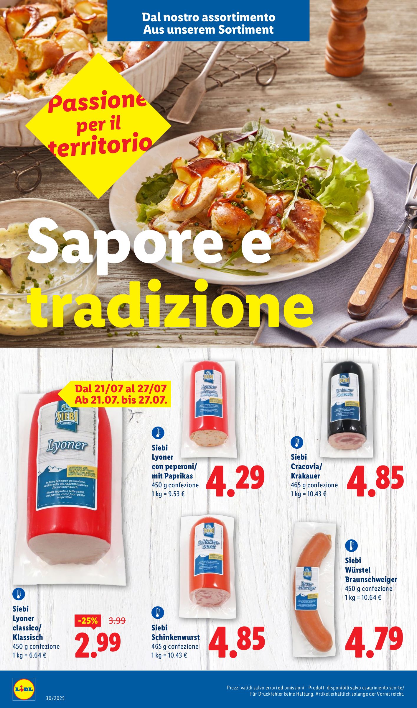 lidl - Volantino Lidl - Trentino Alto-Adige valido dal 21/07 al 27/07 - page: 4