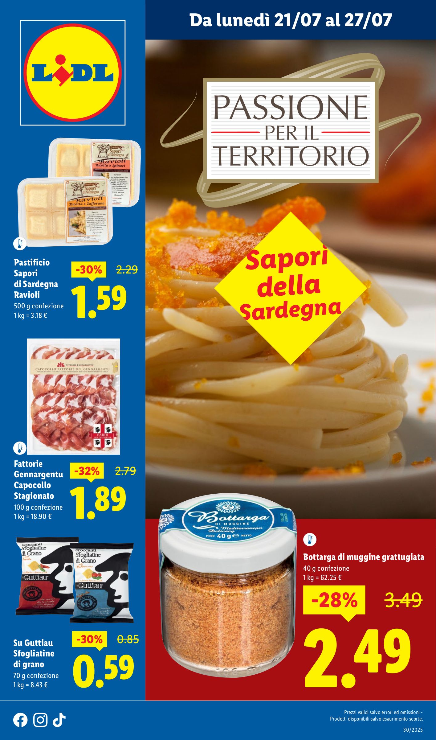 lidl - Volantino Lidl - Sardegna valido dal 21/07 al 27/07