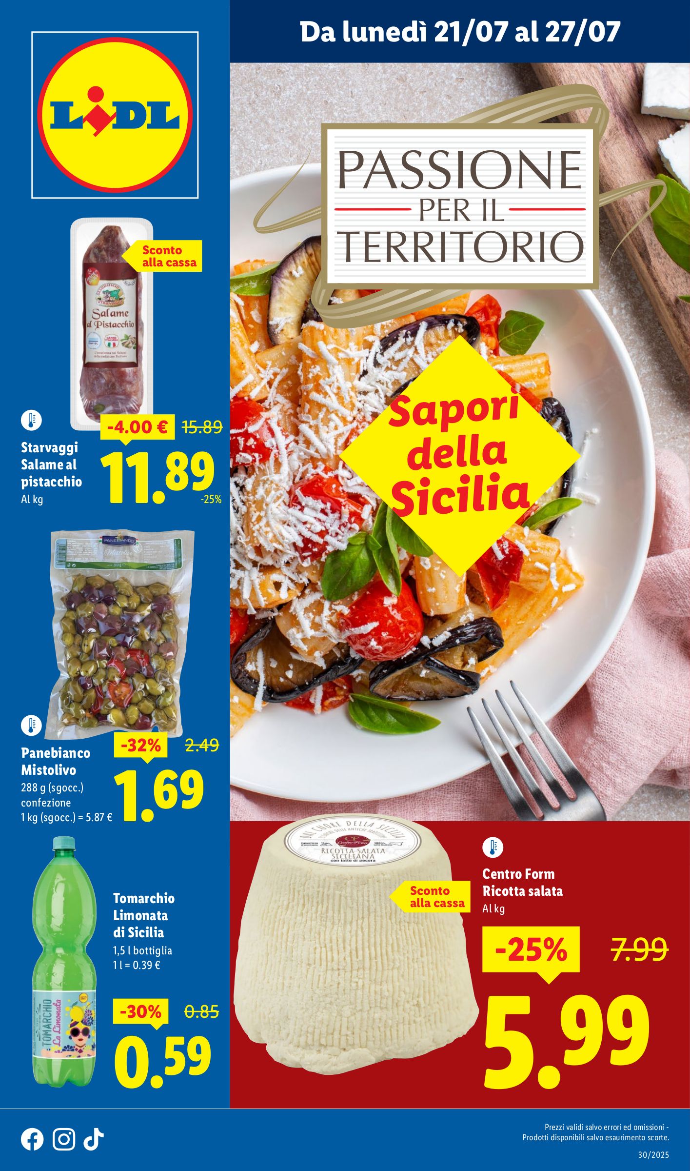 lidl - Volantino Lidl - Sicilia valido dal 21/07 al 27/07