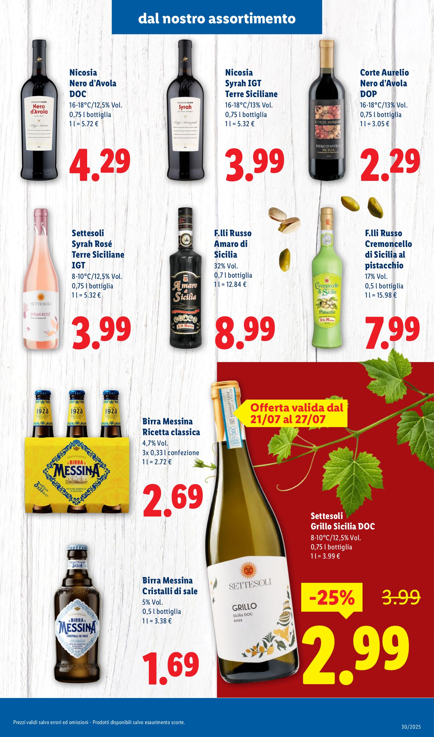 lidl - Volantino Lidl - Sicilia valido dal 21/07 al 27/07 - page: 9