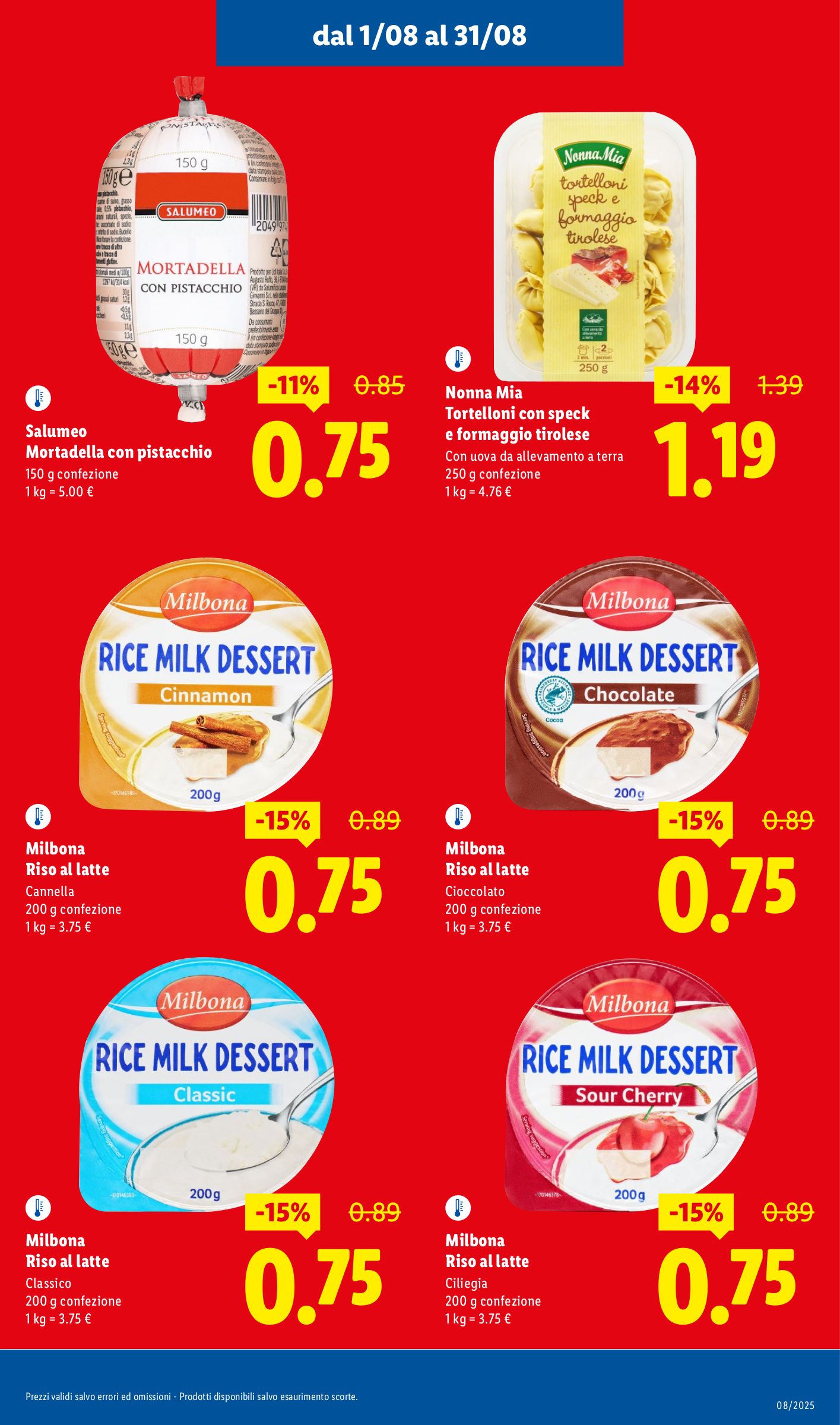 lidl - Volantino Lidl - Ribassi di Agosto valido dal 01/08 al 31/08 - page: 3