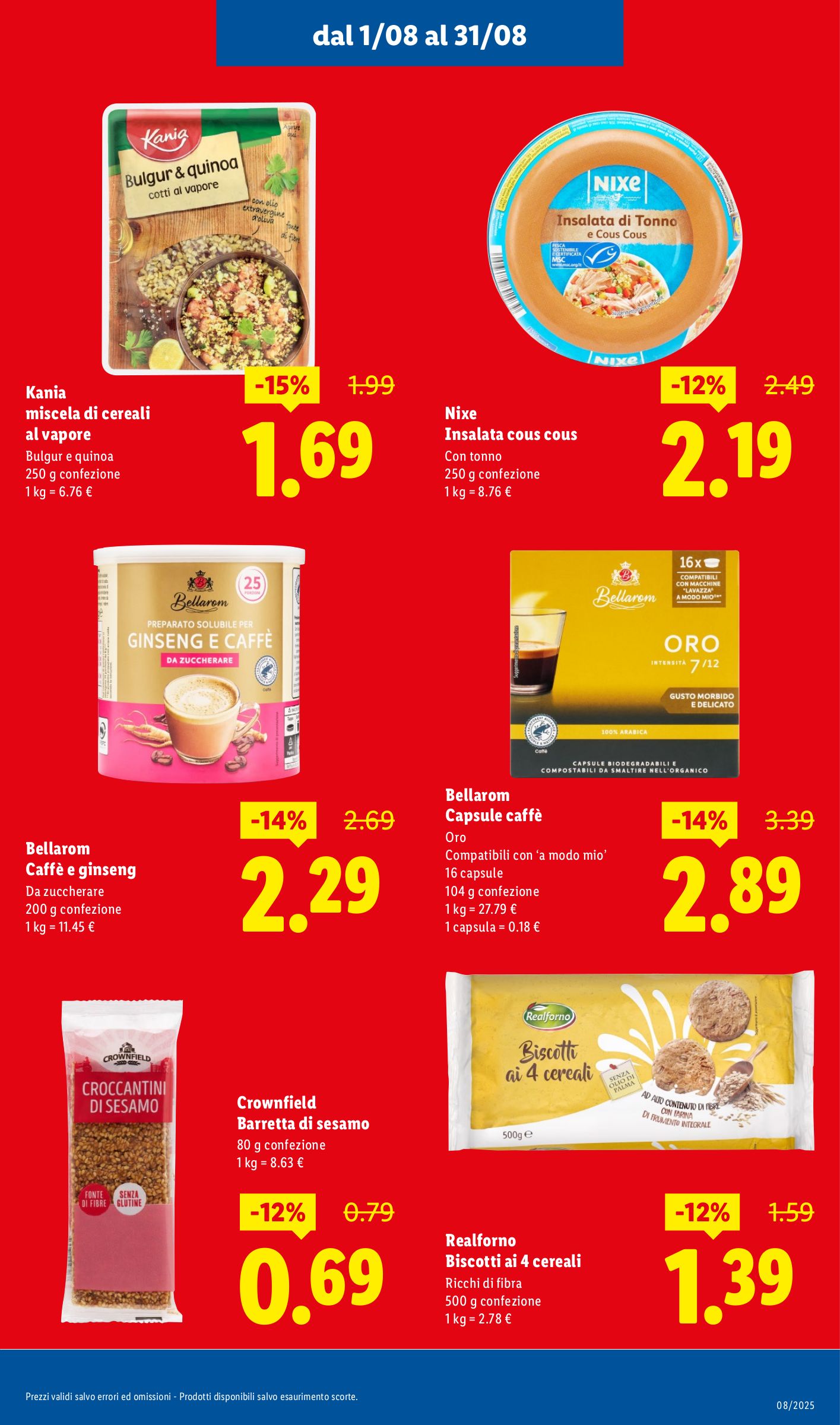 lidl - Volantino Lidl - Ribassi di Agosto valido dal 01/08 al 31/08 - page: 9