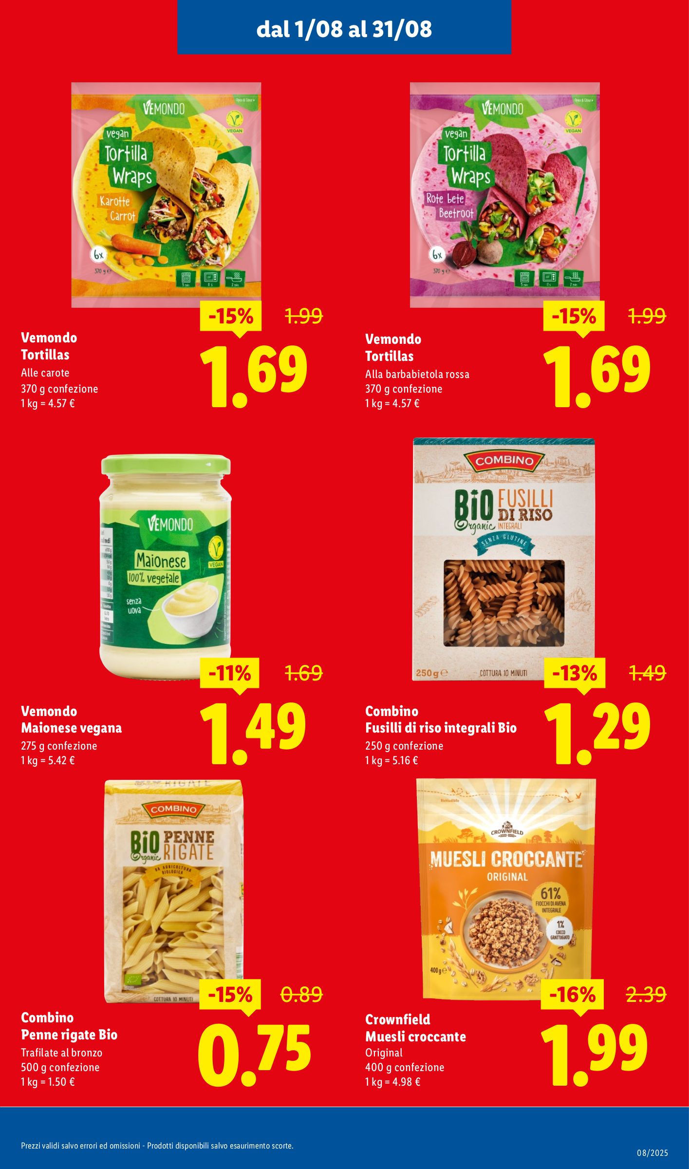 lidl - Volantino Lidl - Ribassi di Agosto valido dal 01/08 al 31/08 - page: 7