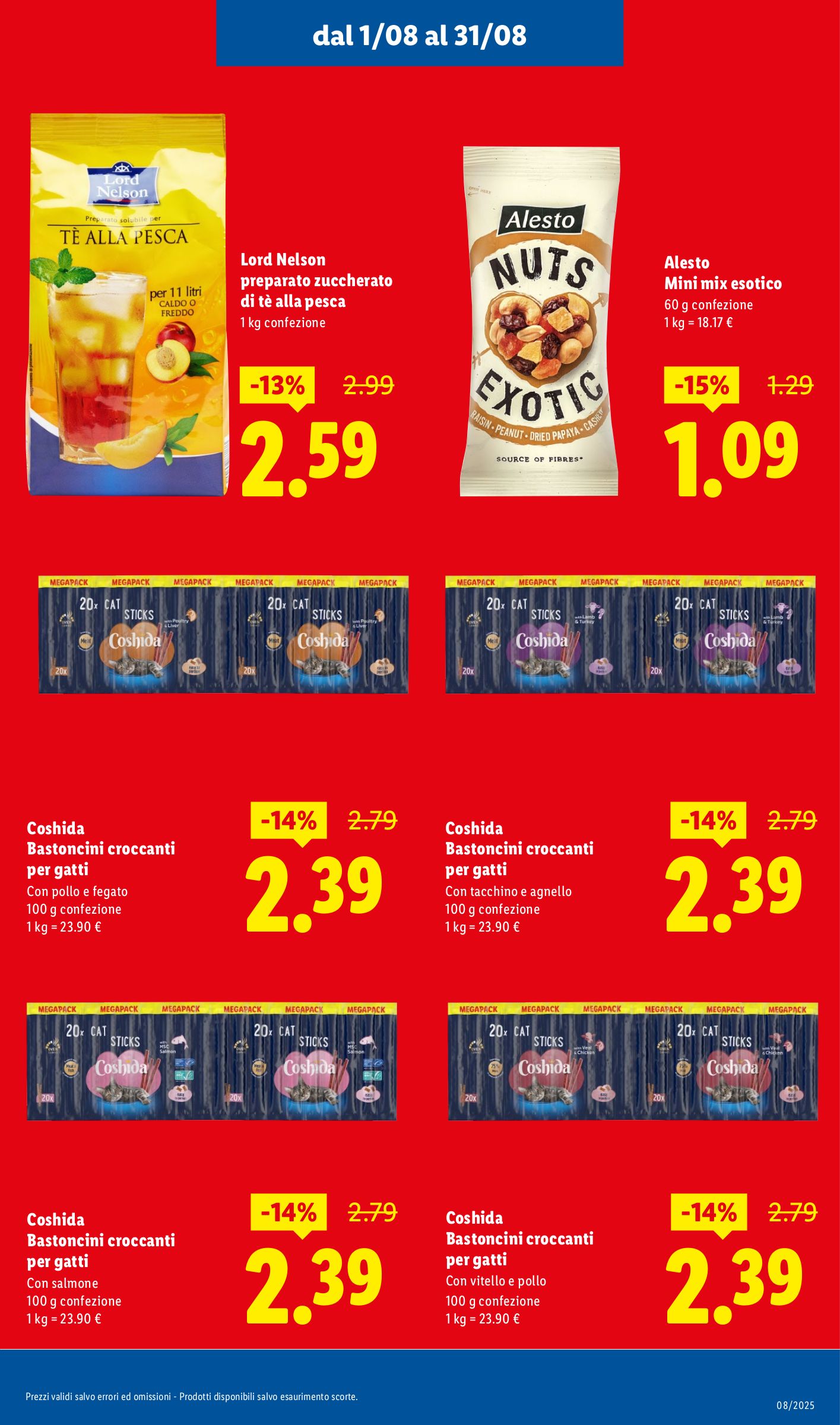 lidl - Volantino Lidl - Ribassi di Agosto valido dal 01/08 al 31/08 - page: 11