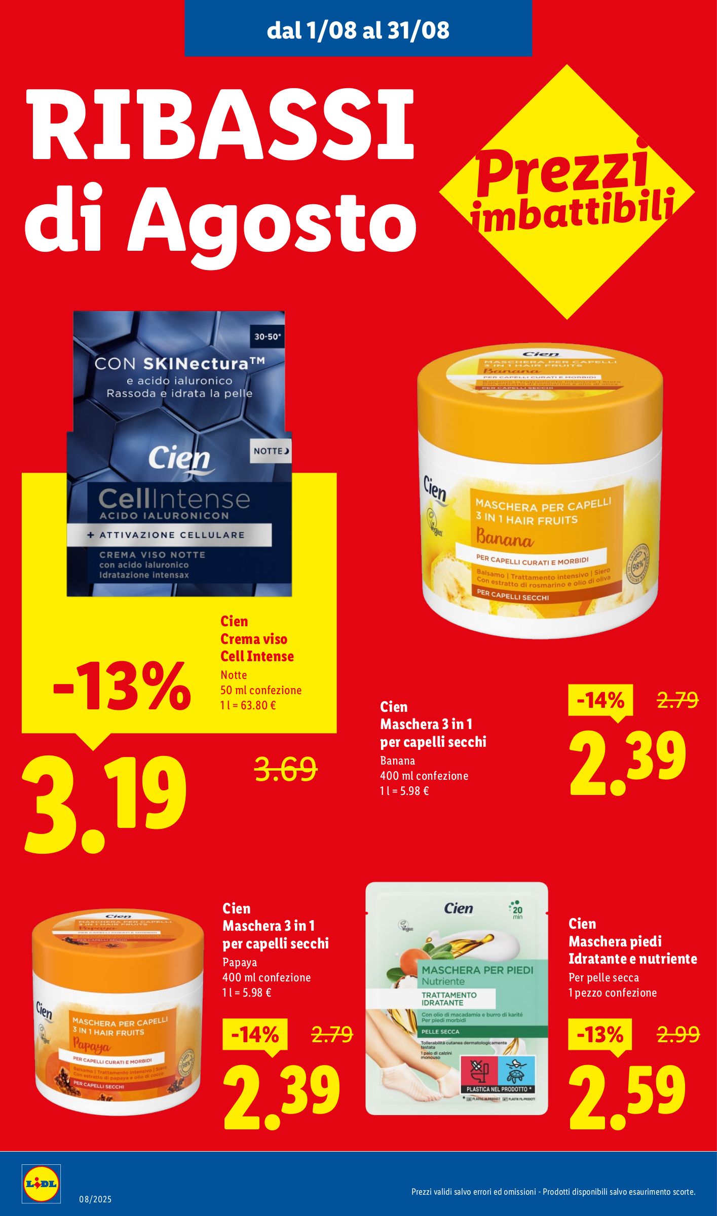 lidl - Volantino Lidl - Ribassi di Agosto valido dal 01/08 al 31/08 - page: 14