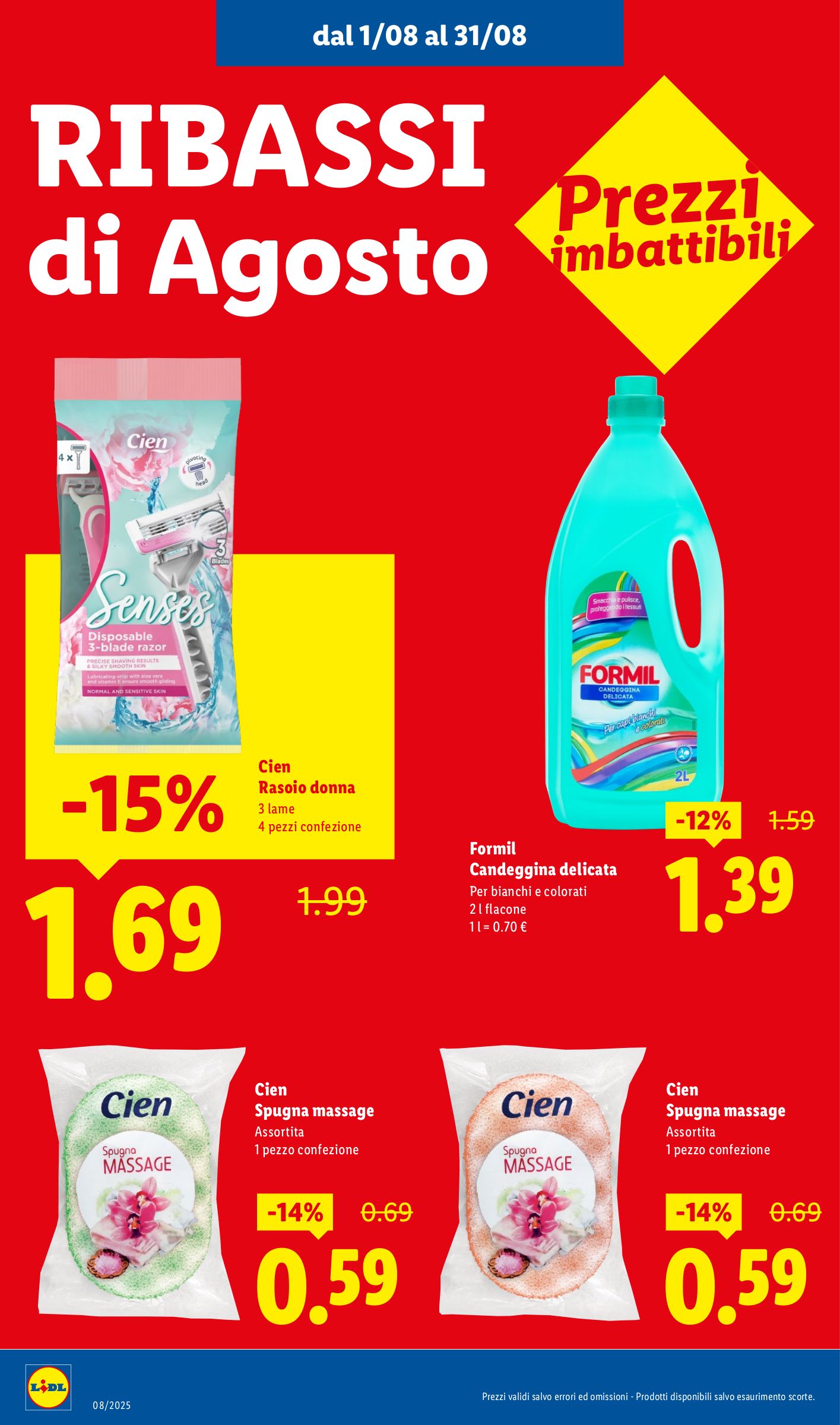 lidl - Volantino Lidl - Ribassi di Agosto valido dal 01/08 al 31/08 - page: 16