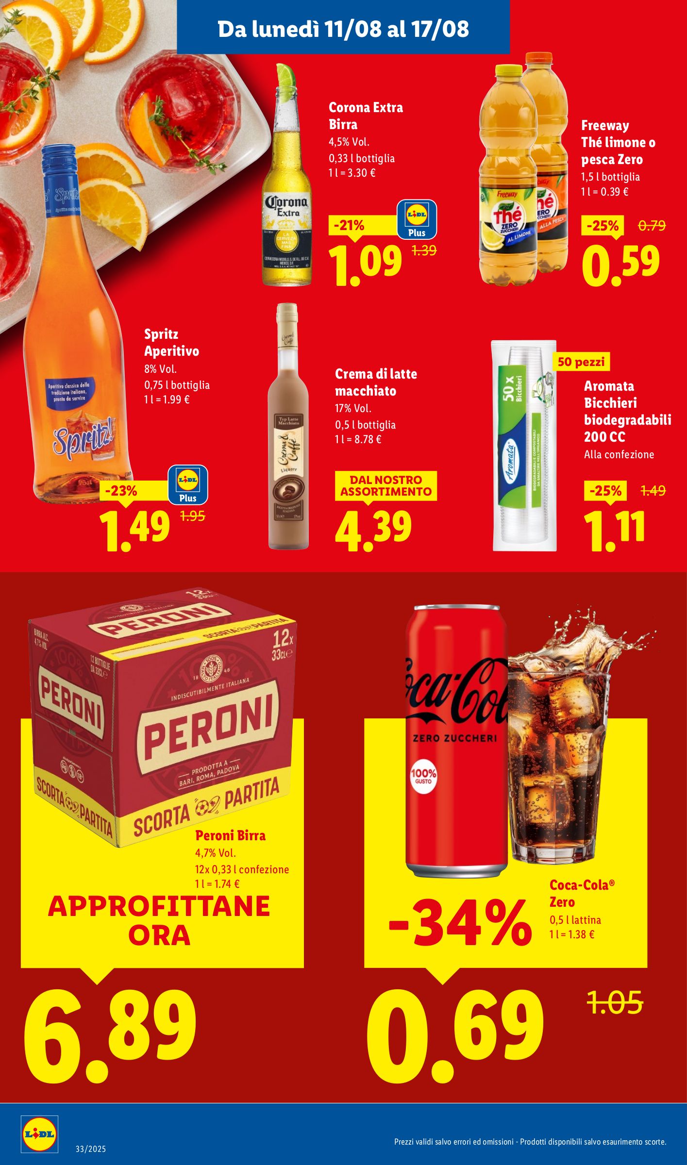 lidl - Volantino Lidl valido dal 11/08 al 17/08 - page: 4 lidl - Volantino Lidl valido dal 11/08 al 17/08 - page: 4
