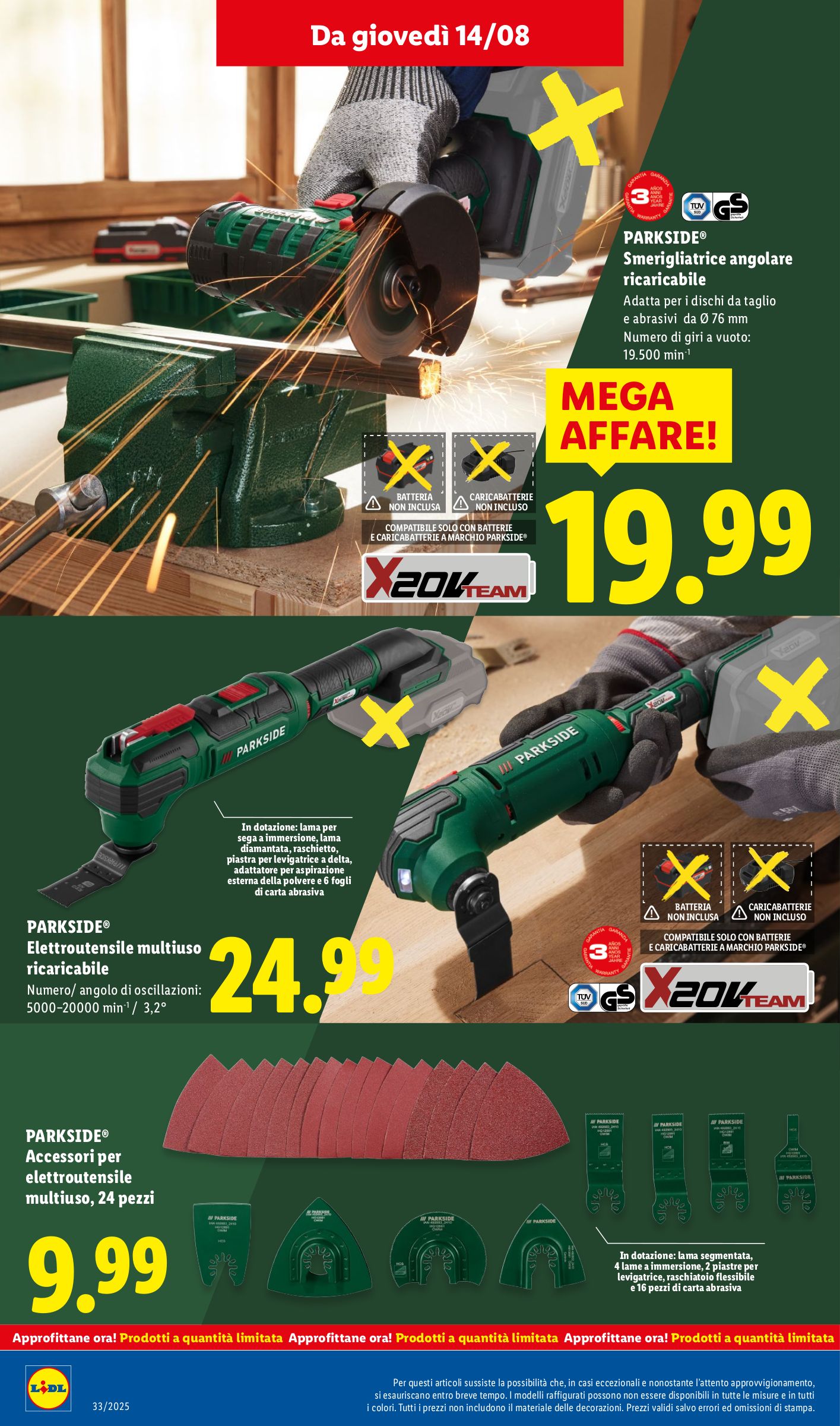 lidl - Volantino Lidl valido dal 11/08 al 17/08 - page: 44 lidl - Volantino Lidl valido dal 11/08 al 17/08 - page: 44