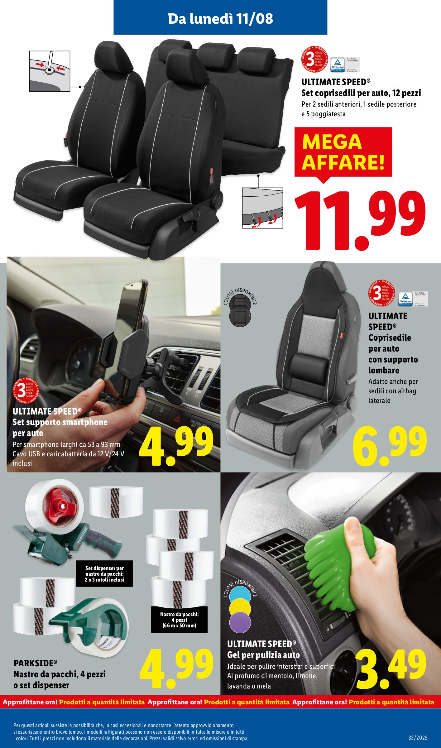 lidl - Volantino Lidl valido dal 11/08 al 17/08 - page: 33 lidl - Volantino Lidl valido dal 11/08 al 17/08 - page: 33