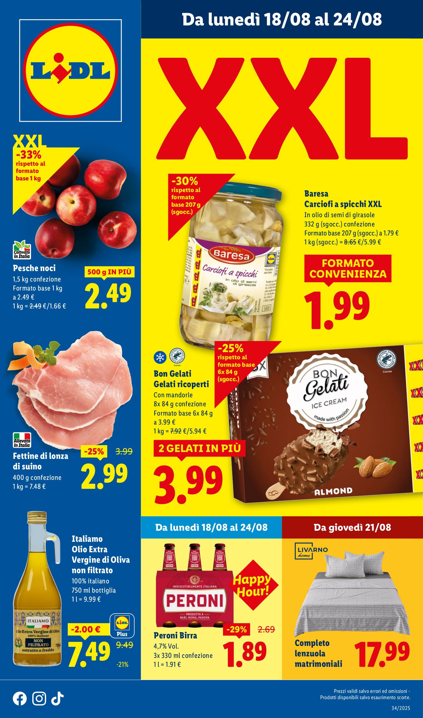 lidl - Volantino Lidl valido dal 18/08 al 24/08