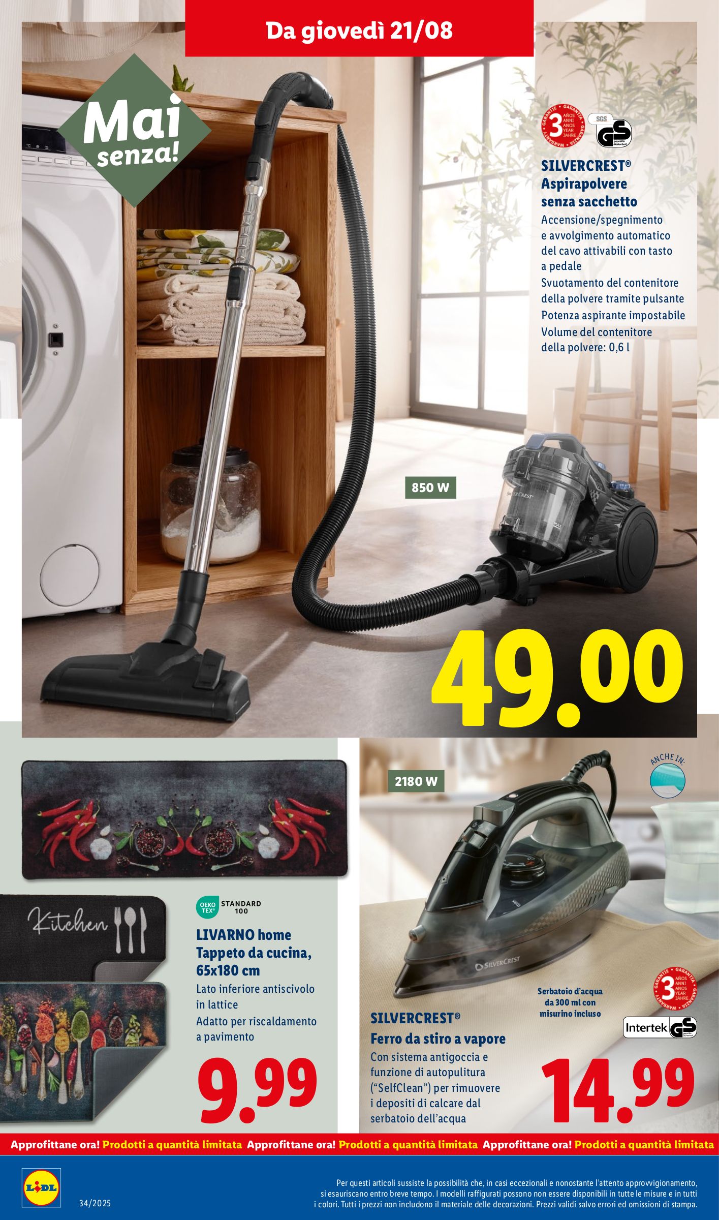 lidl - Volantino Lidl valido dal 18/08 al 24/08 - page: 44 lidl - Volantino Lidl valido dal 18/08 al 24/08 - page: 44