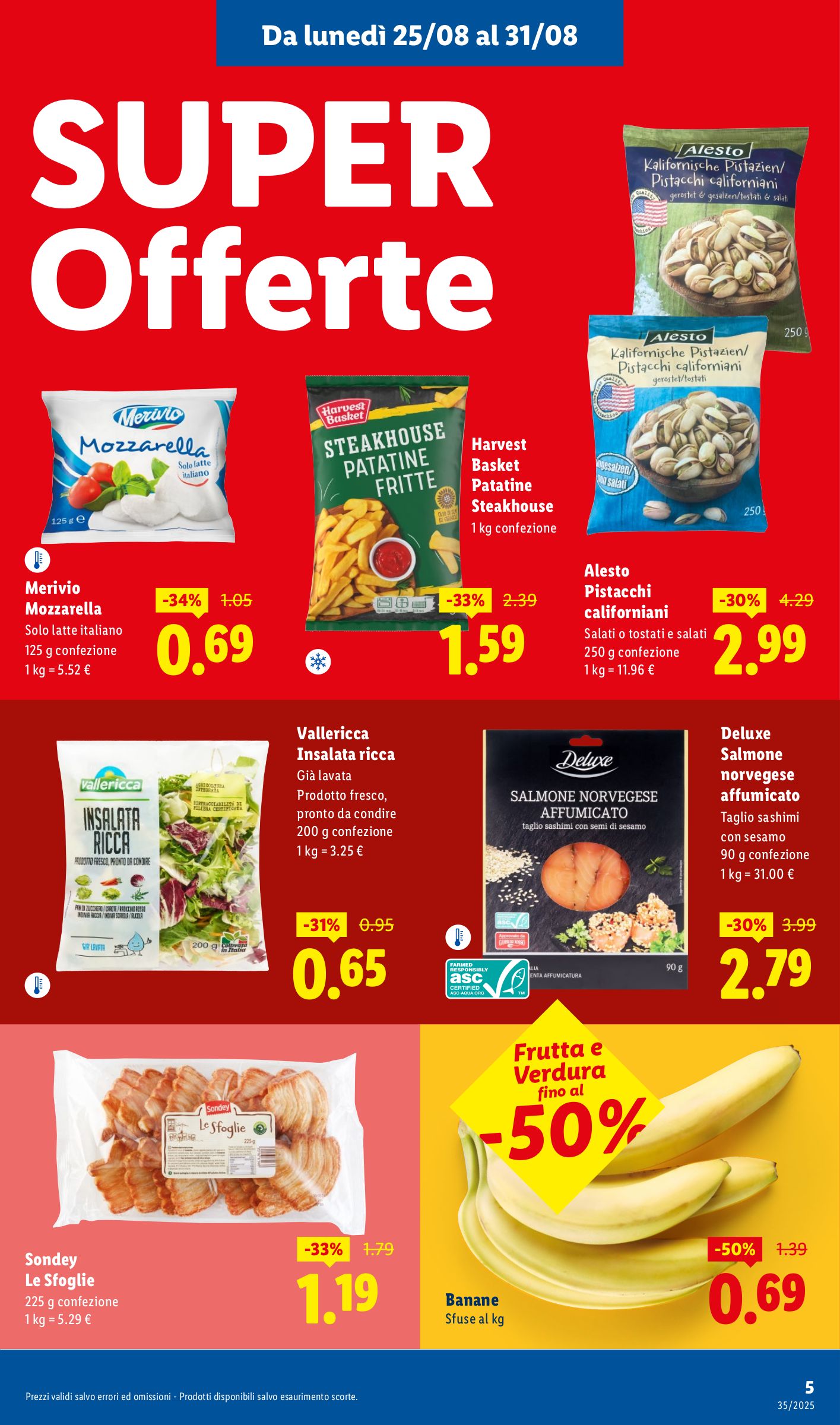 lidl - Volantino Lidl - Speciale Anniversario S. Ferdinando valido dal 25/08 al 31/08 - page: 5