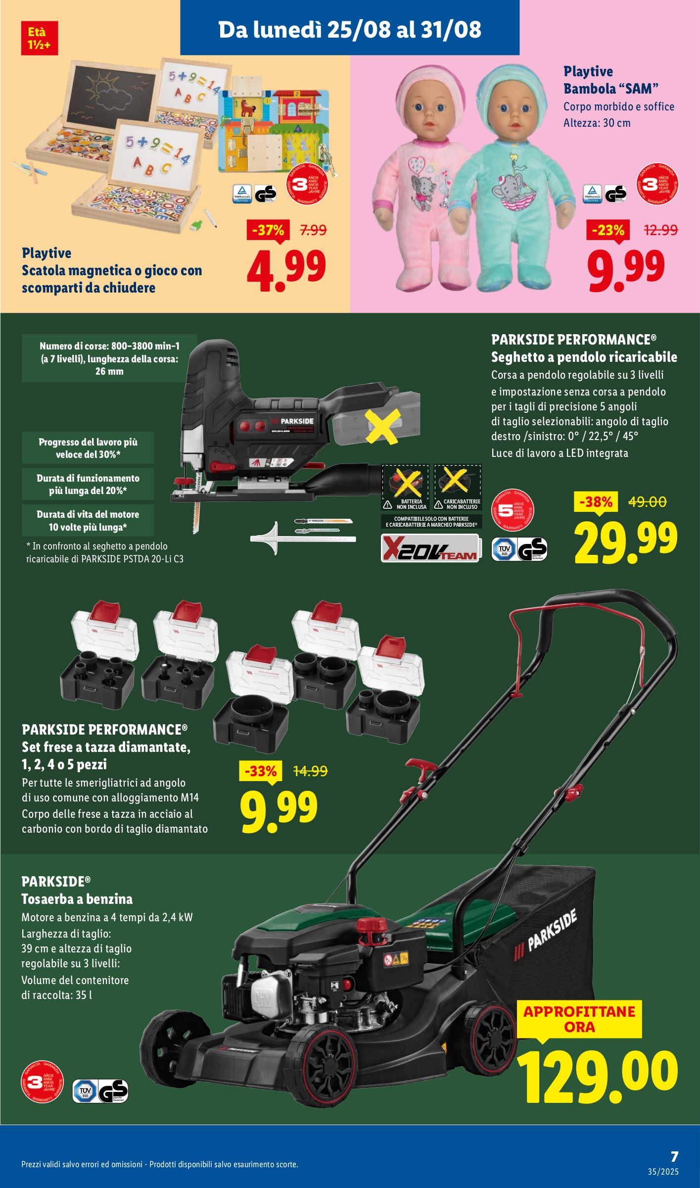 lidl - Volantino Lidl - Speciale Anniversario Massa valido dal 25/08 al 31/08 - page: 7